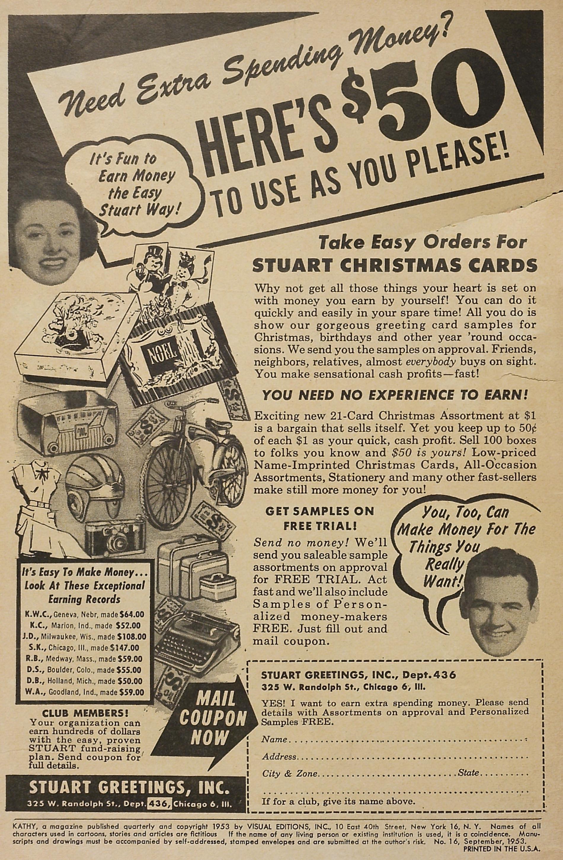 Read online Kathy (1949) comic -  Issue #16 - 2