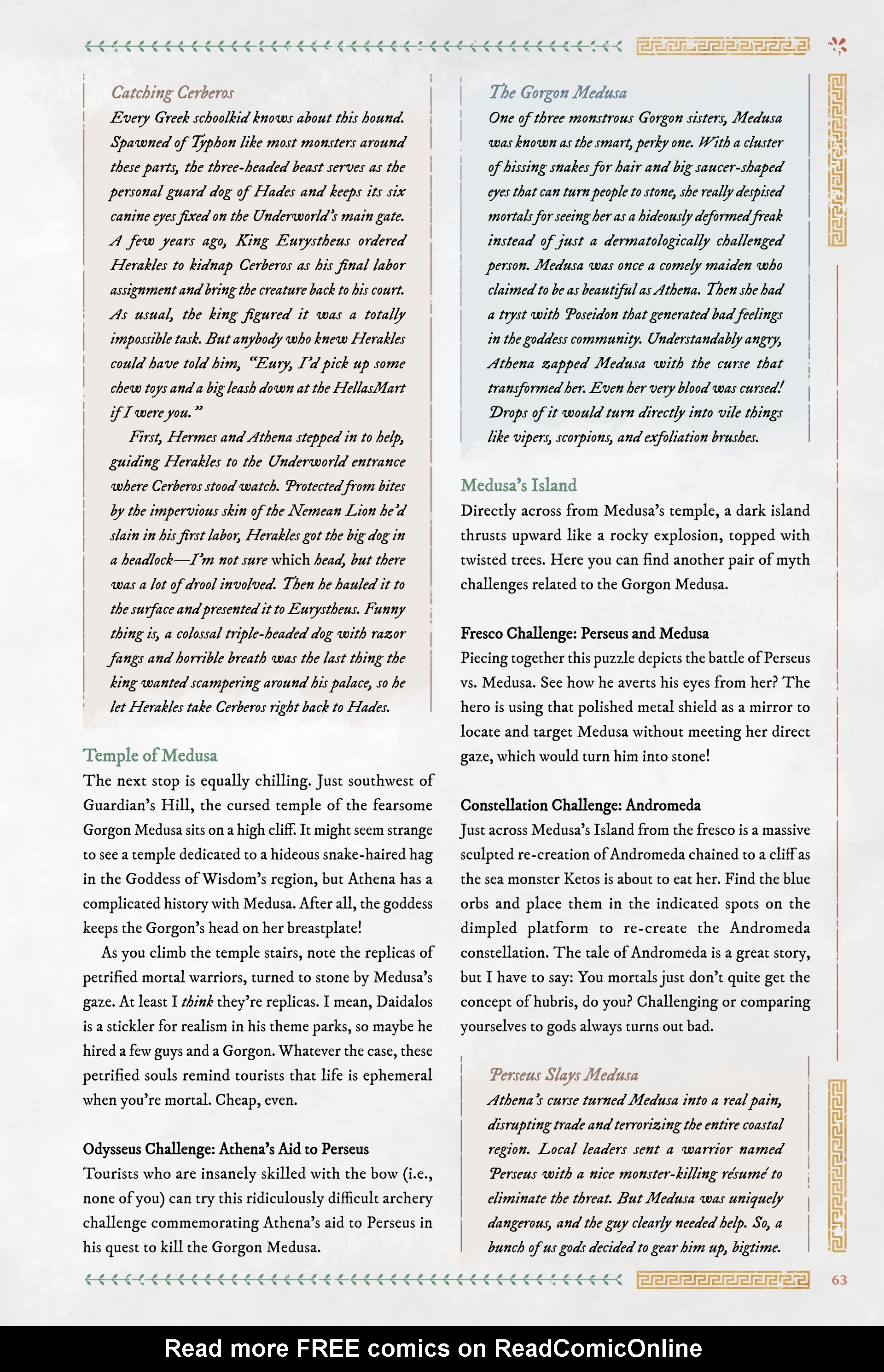 Read online Immortals Fenyx Rising: A Traveler's Guide to the Golden Isle comic -  Issue # TPB - 63