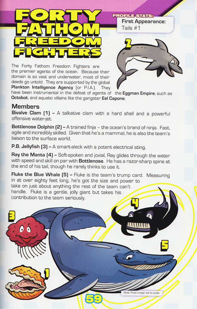 Read online Sonic the Hedgehog: The Complete Sonic Comic Encyclopedia comic -  Issue # TPB - 61