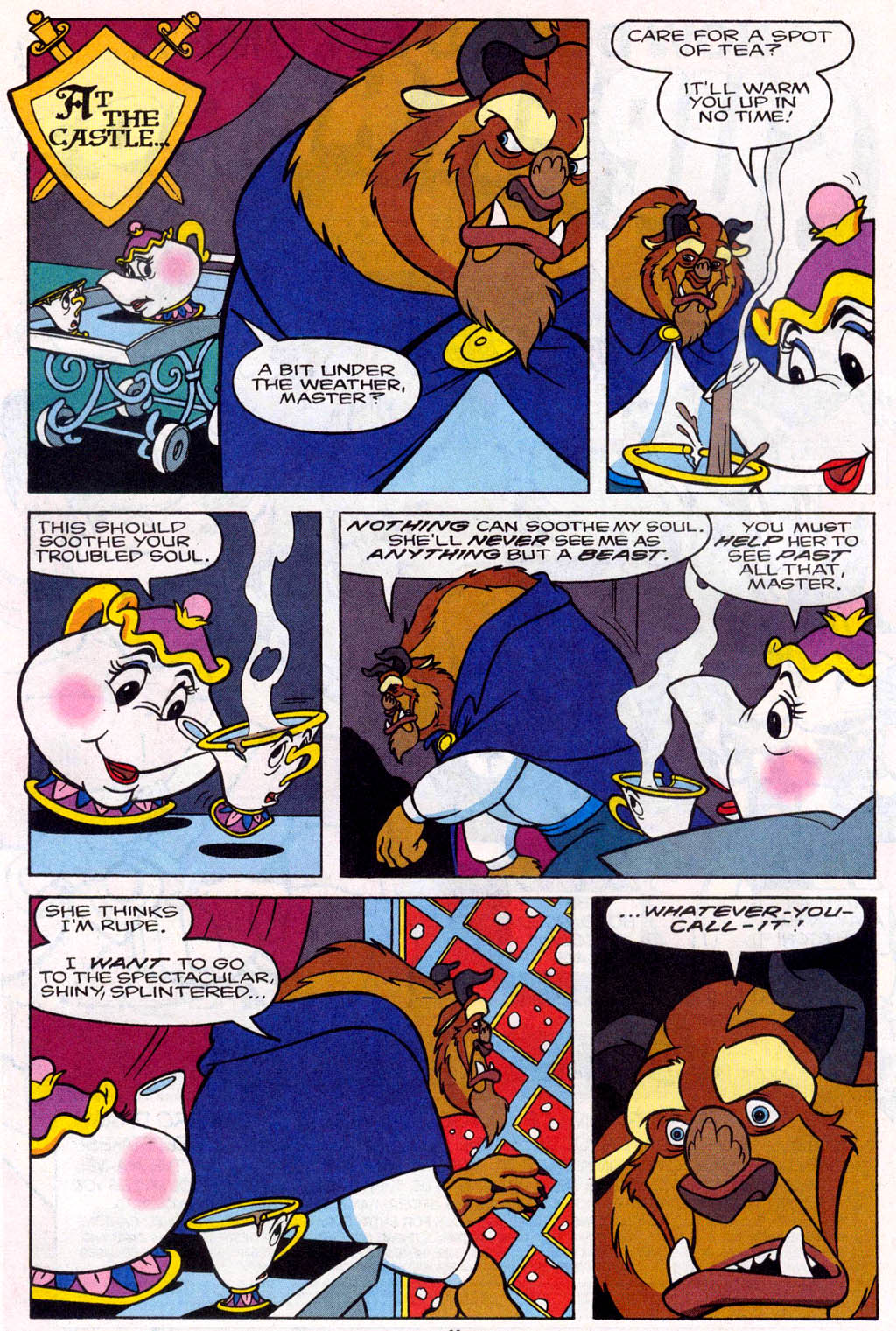 Read online Disney's Beauty and the Beast comic -  Issue #4 - 18