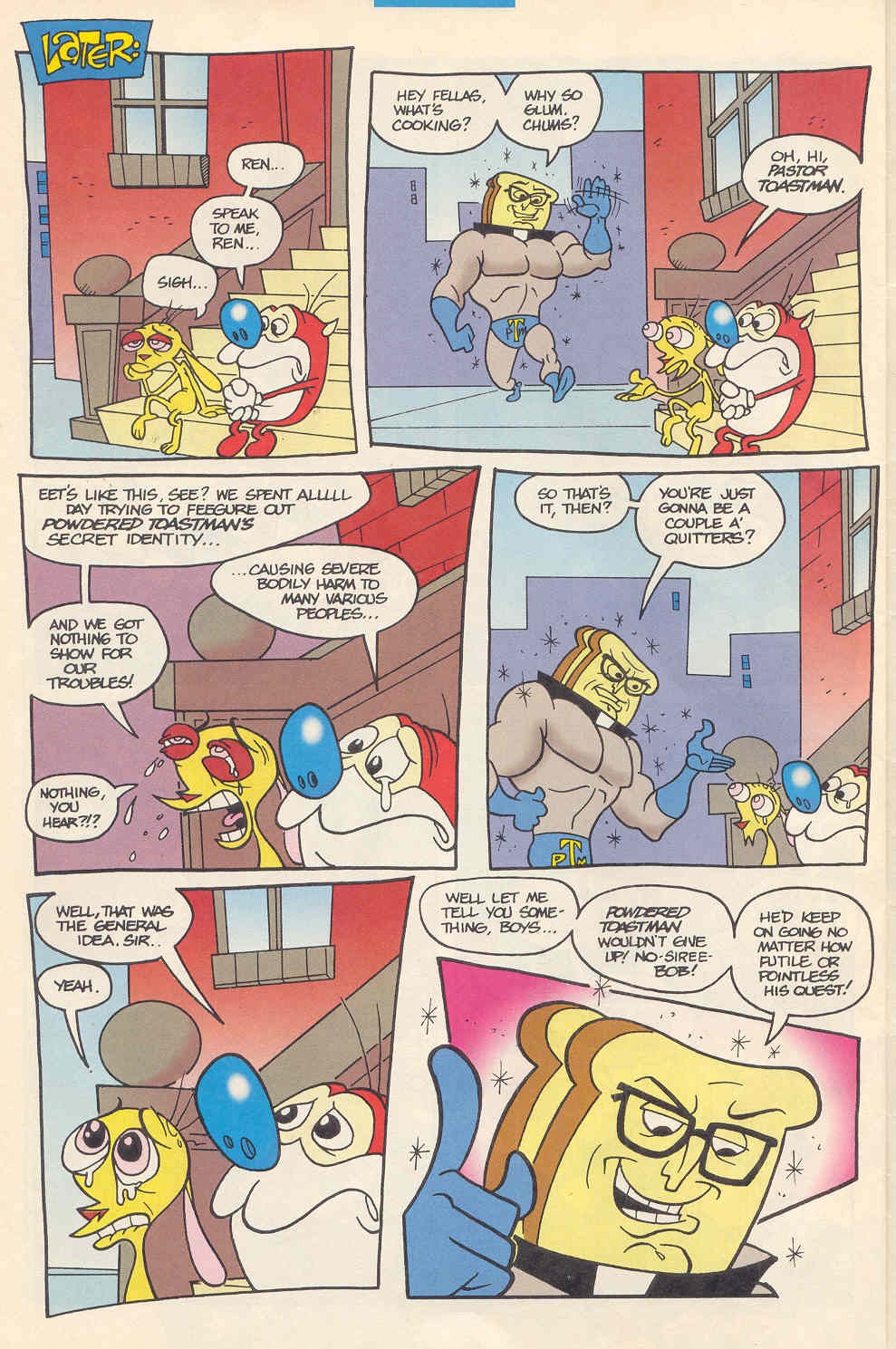 Read online Ren & Stimpy Show Special Powdered Toastman comic -  Issue # Full - 49