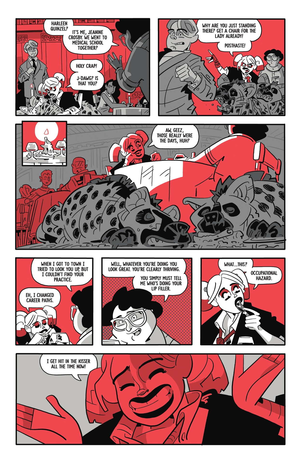 Read online Harley Quinn: Black   White   Redder comic -  Issue #4 - 17