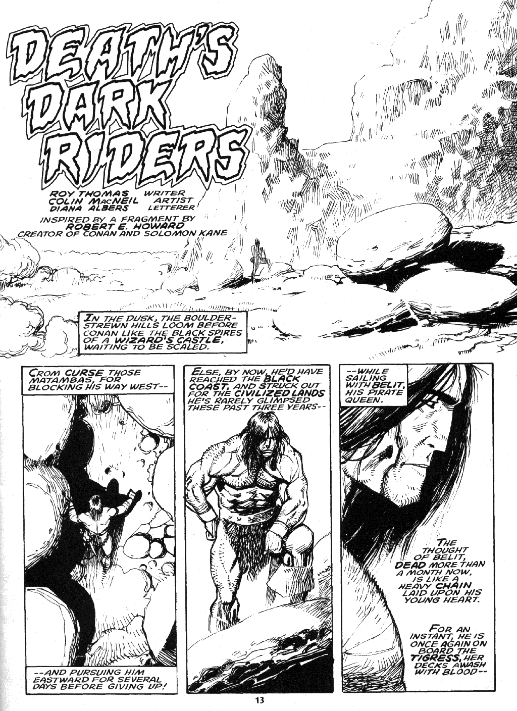 Read online The Savage Sword Of Conan comic -  Issue #219 - 15