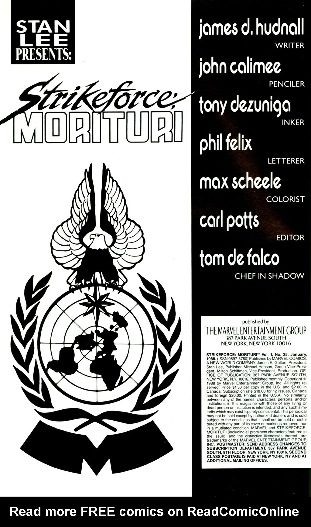 Read online Strikeforce: Morituri comic -  Issue #25 - 2
