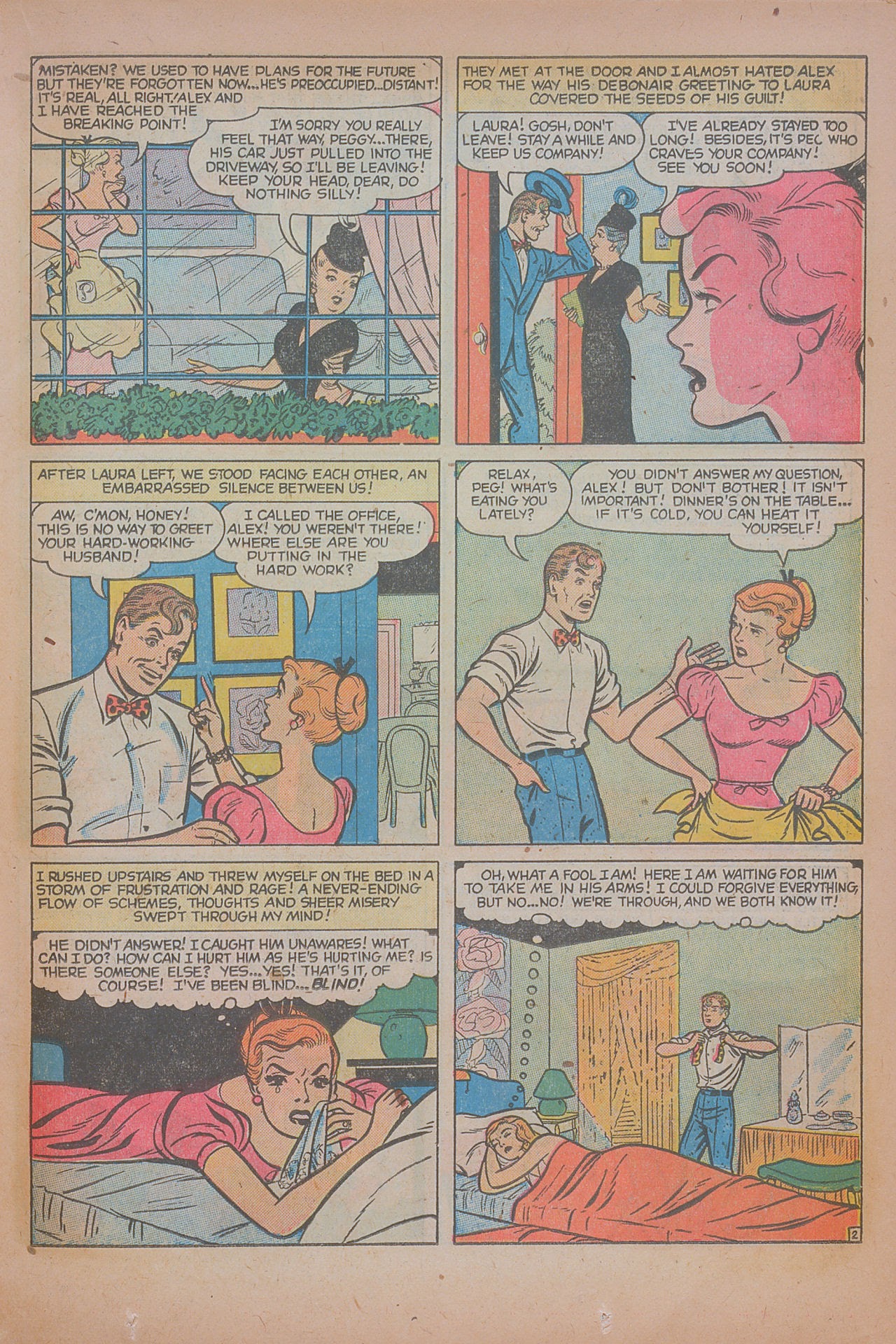 Read online Love Romances comic -  Issue #20 - 21