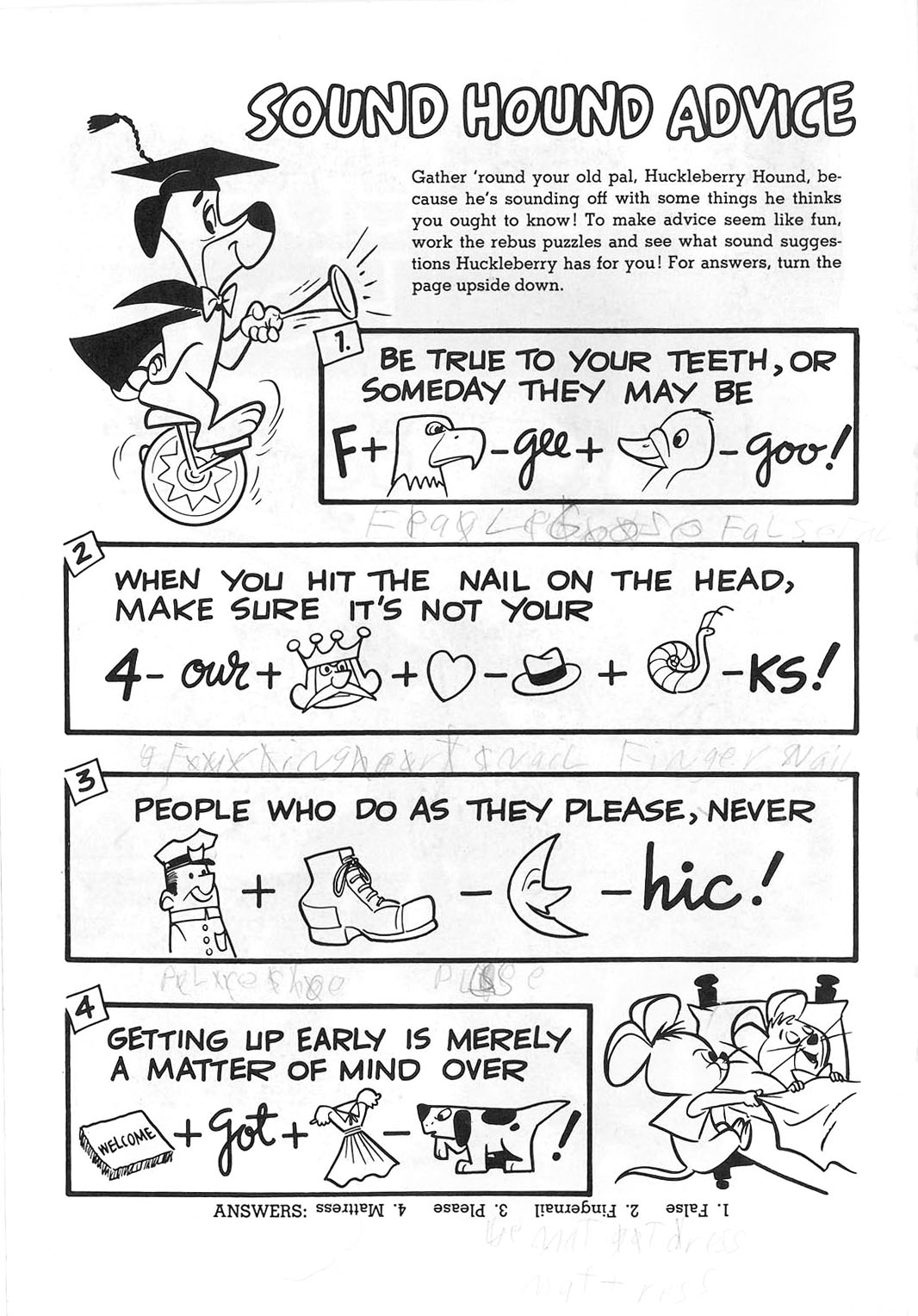 Read online Huckleberry Hound (1960) comic -  Issue #29 - 2