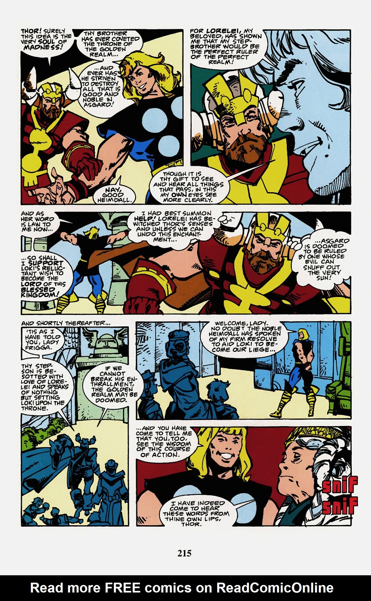 Read online Thor Visionaries: Walter Simonson comic -  Issue # TPB 2 - 217