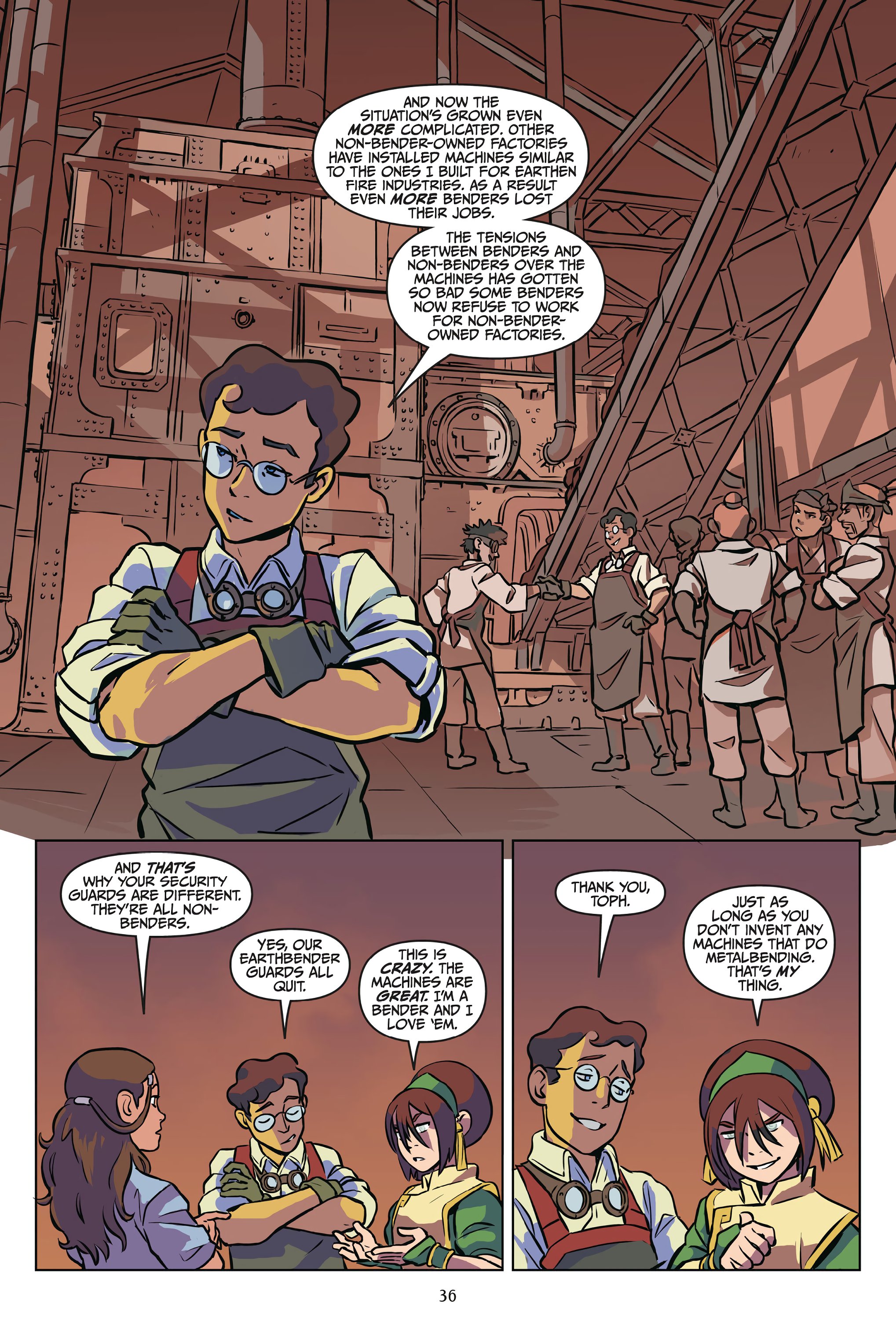 Read online Nickelodeon Avatar: The Last Airbender - Imbalance comic -  Issue # _Omnibus (Part 1) - 37