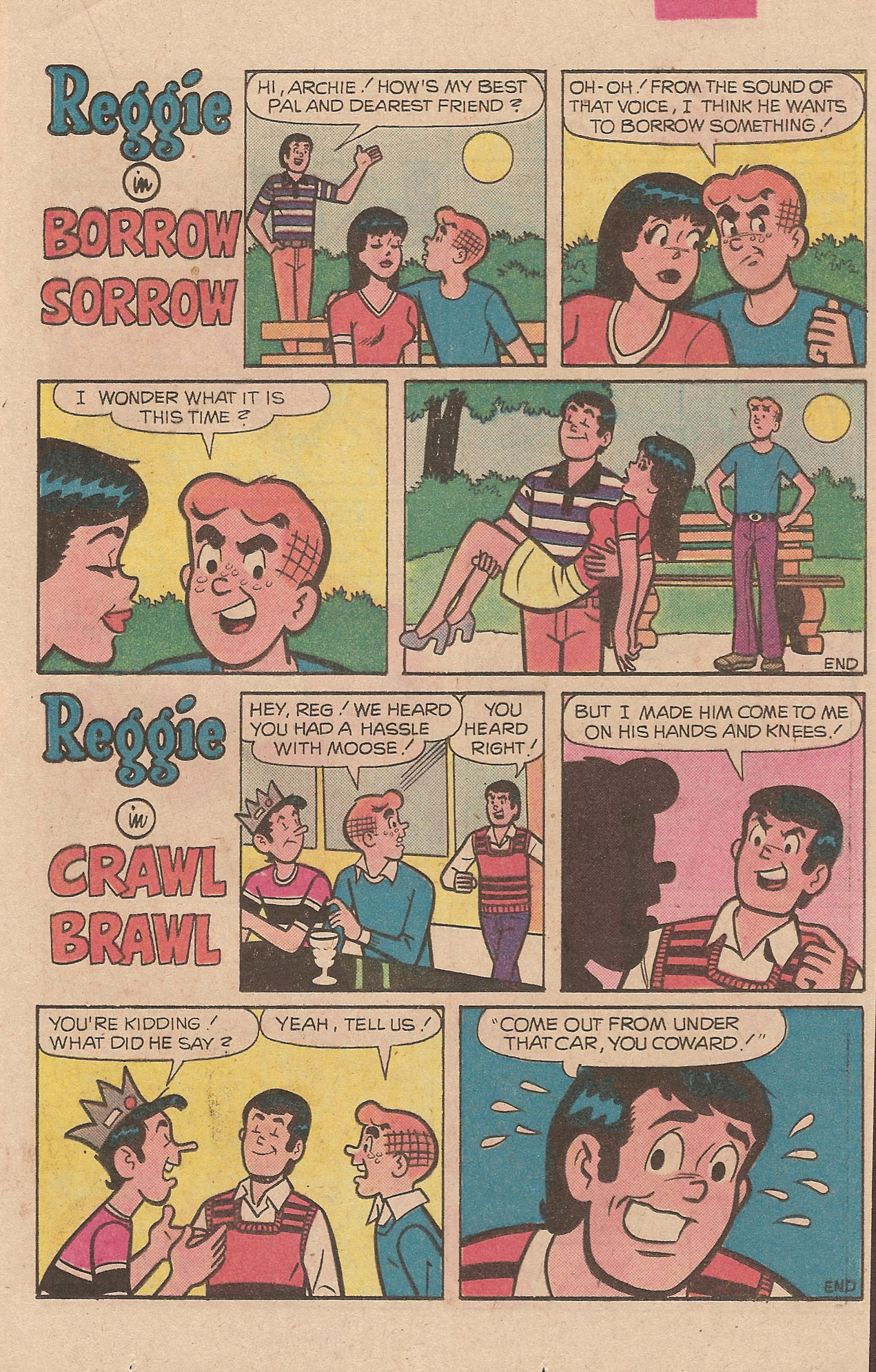 Read online Reggie's Wise Guy Jokes comic -  Issue #55 - 21