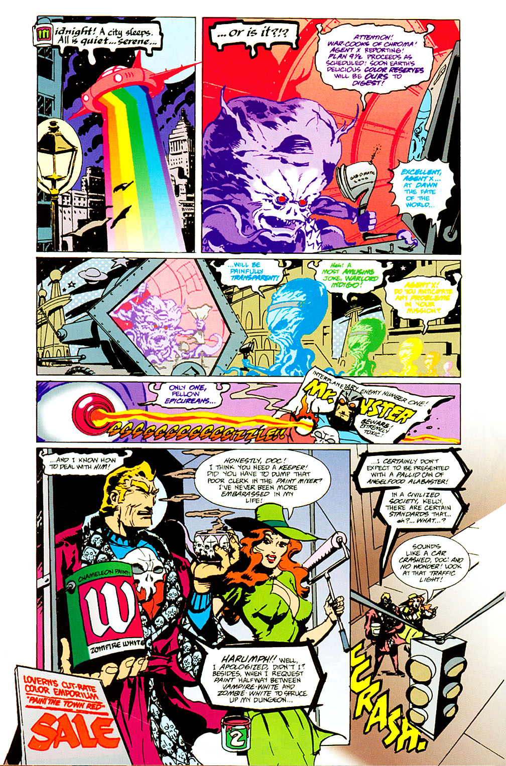 Read online Mr. Monster Attacks ! comic -  Issue #1 - 4