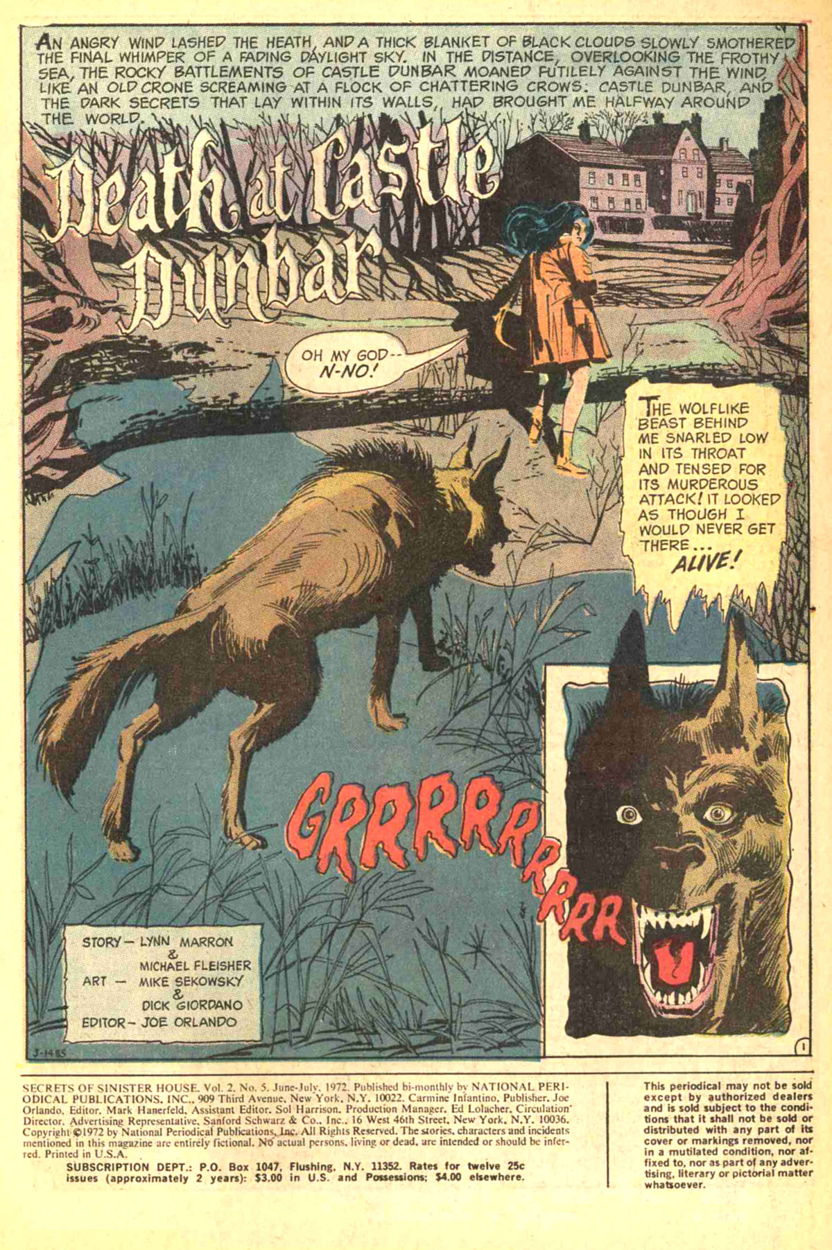 Read online Secrets of Sinister House comic -  Issue #5 - 3