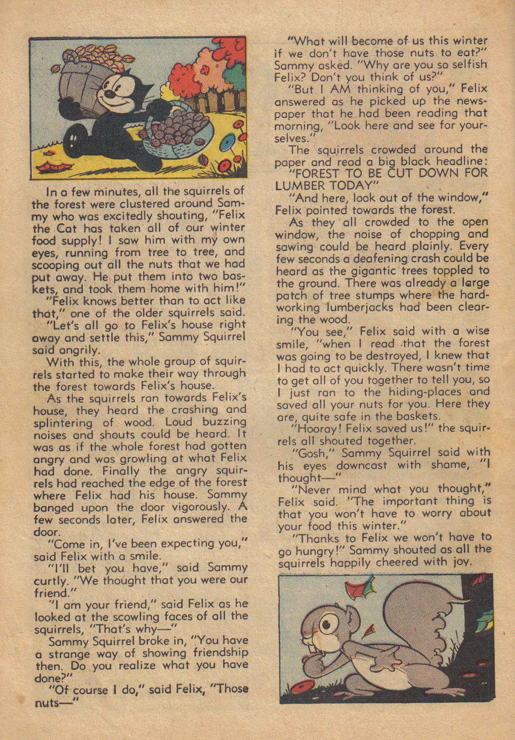 Read online Felix the Cat (1948) comic -  Issue #5 - 44