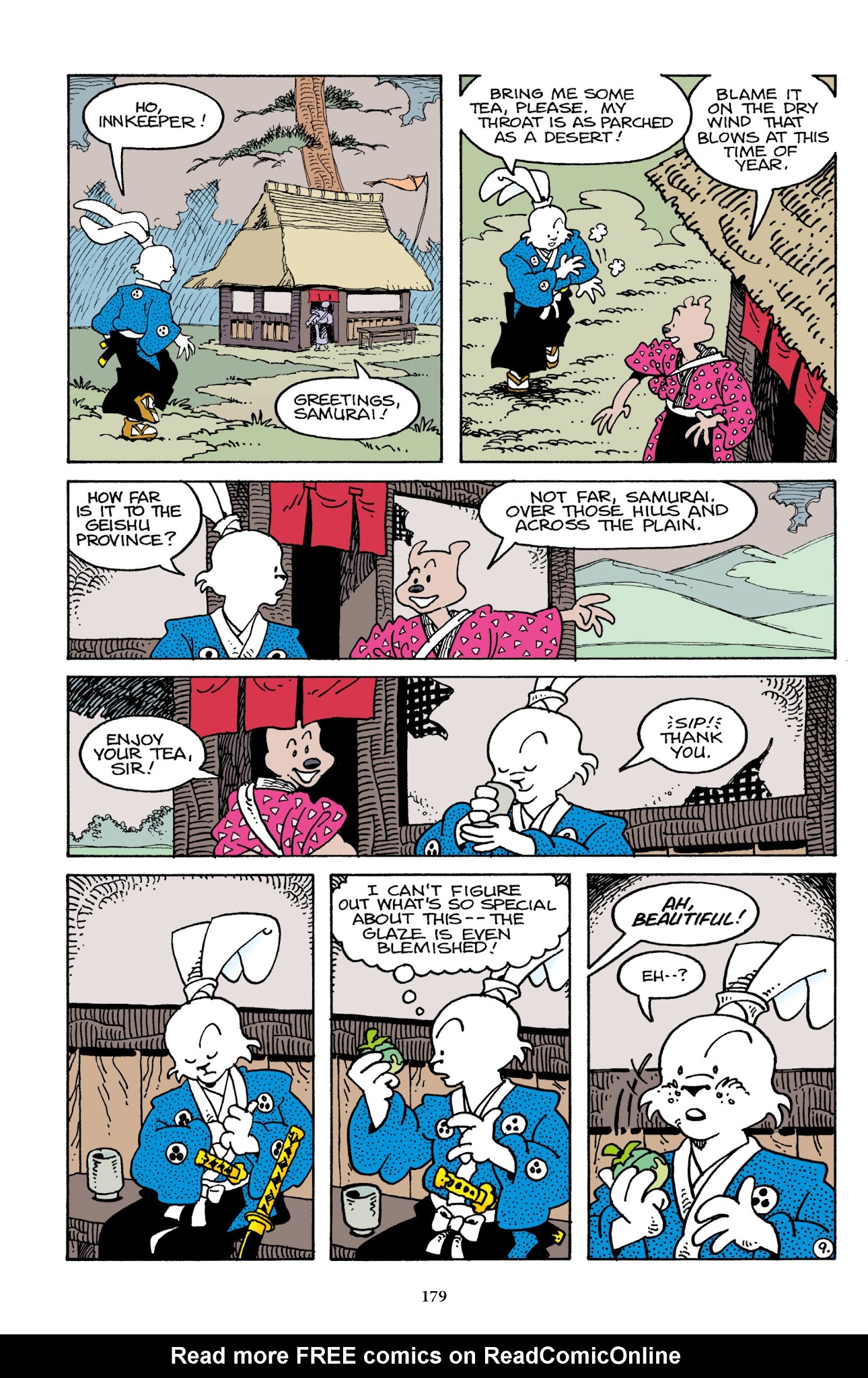 Read online The Usagi Yojimbo Saga comic -  Issue # TPB 2 - 179