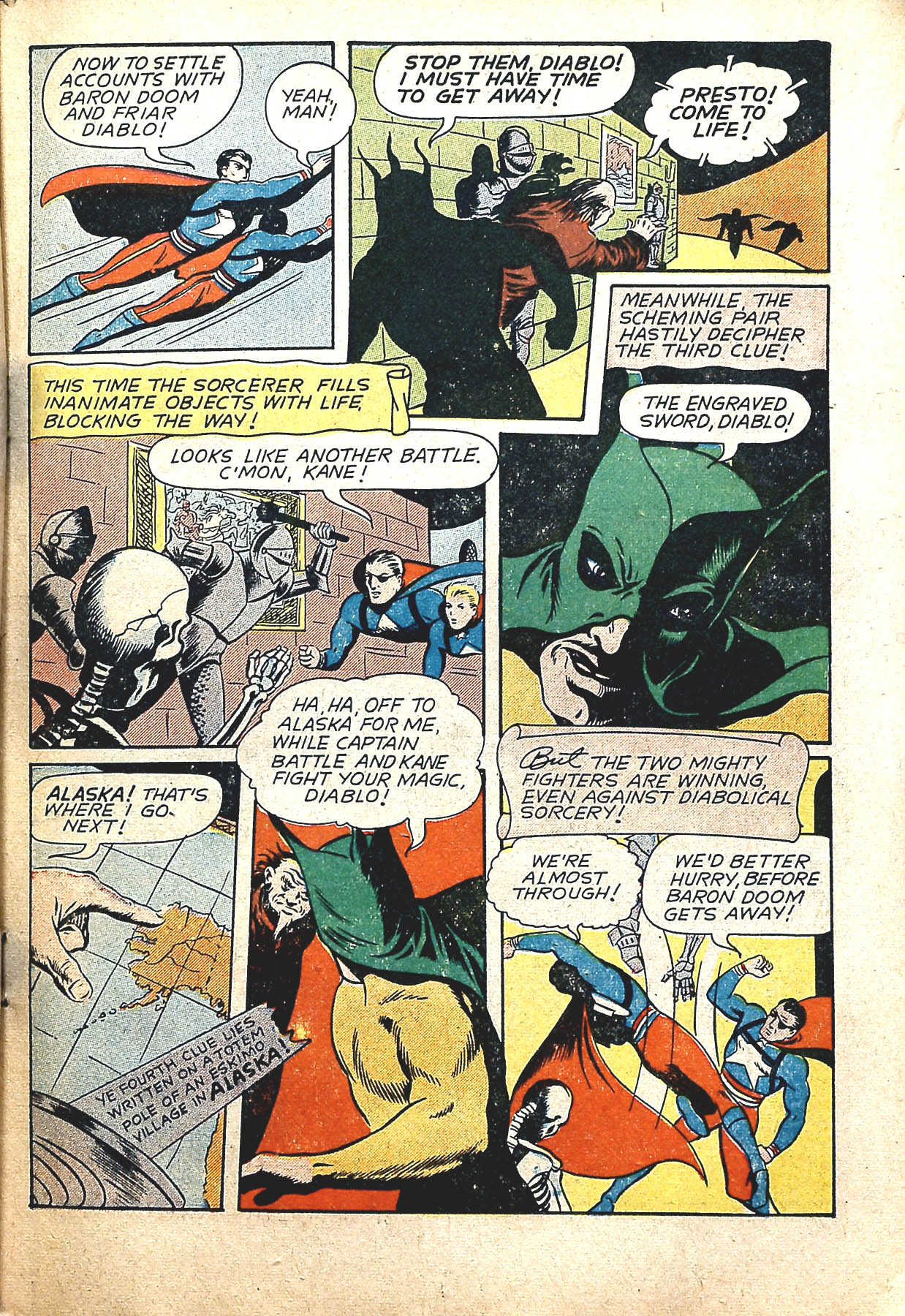 Read online Captain Battle Comics comic -  Issue #3 - 18