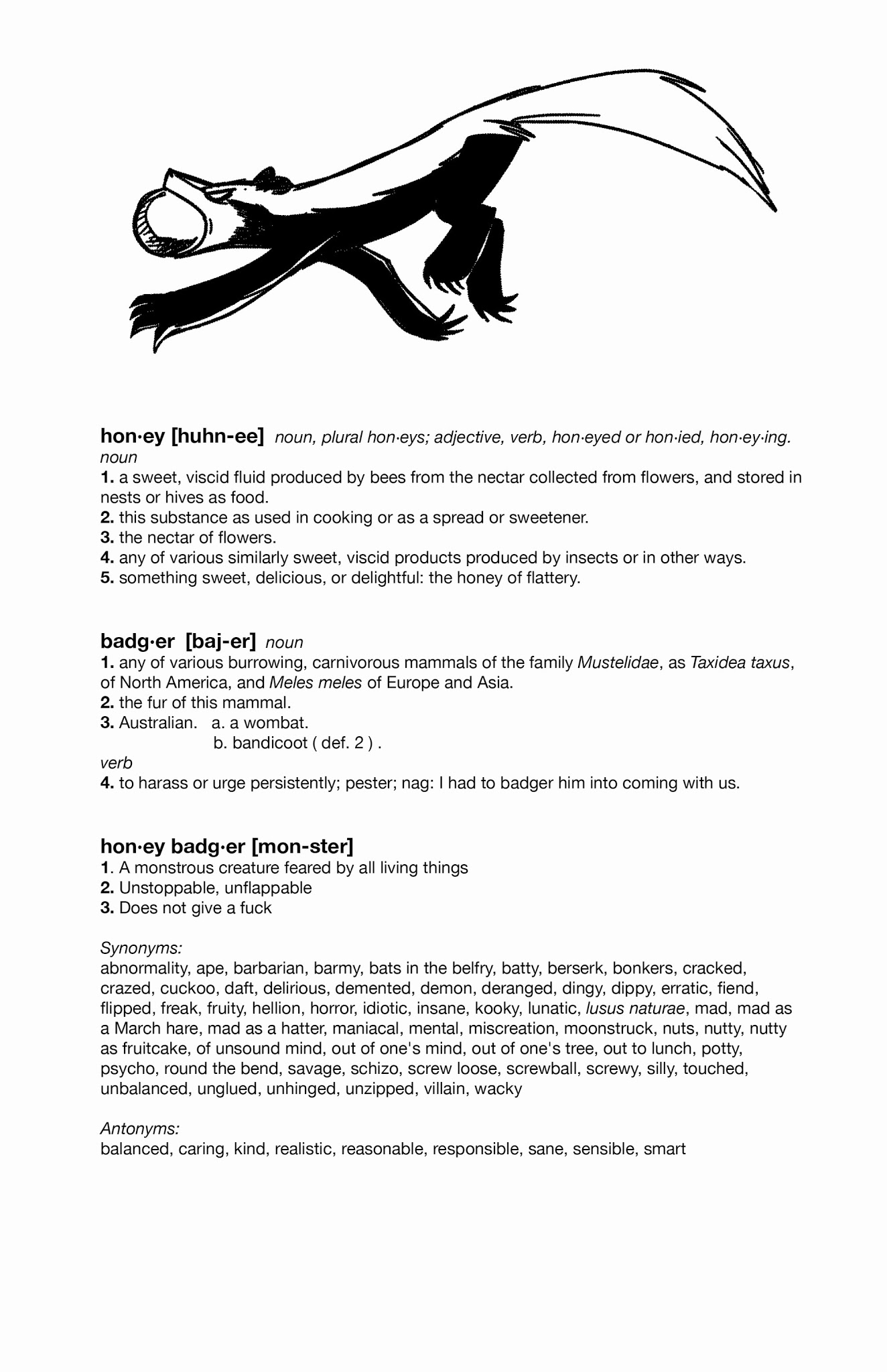 Read online Honey Badger comic -  Issue # Full - 22