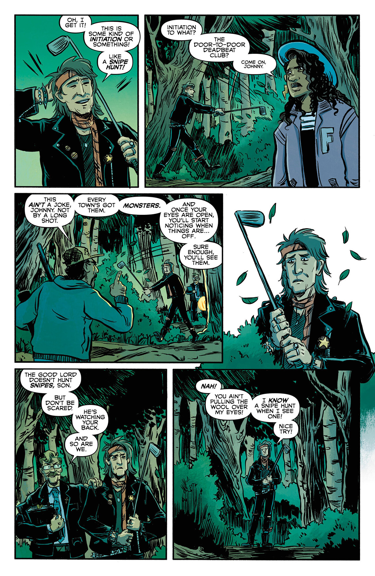 Read online Door to Door, Night by Night comic -  Issue #7 - 9