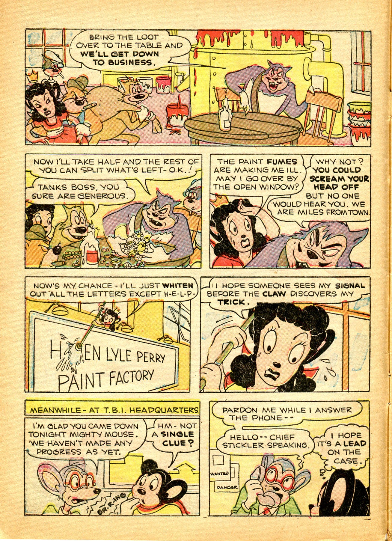 Read online Paul Terry's Mighty Mouse Comics comic -  Issue #63 - 6