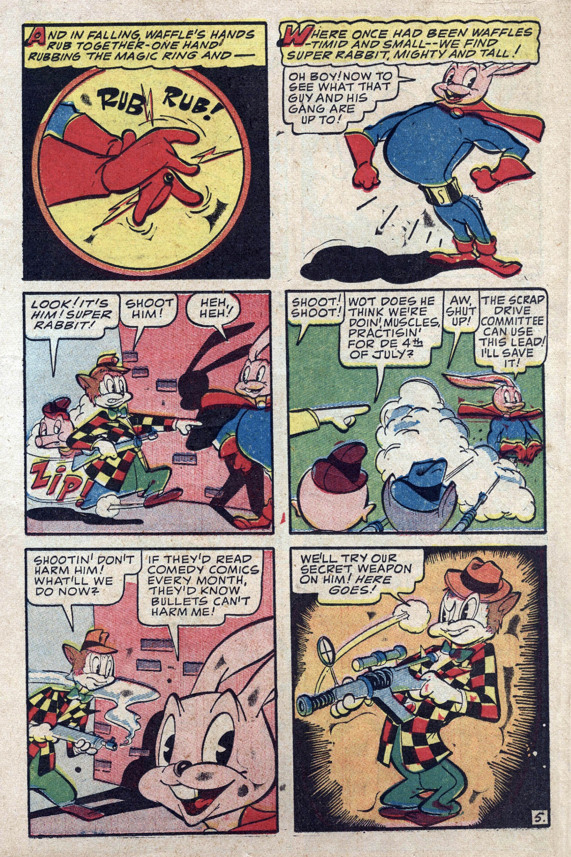 Read online Super Rabbit comic -  Issue #1 - 17