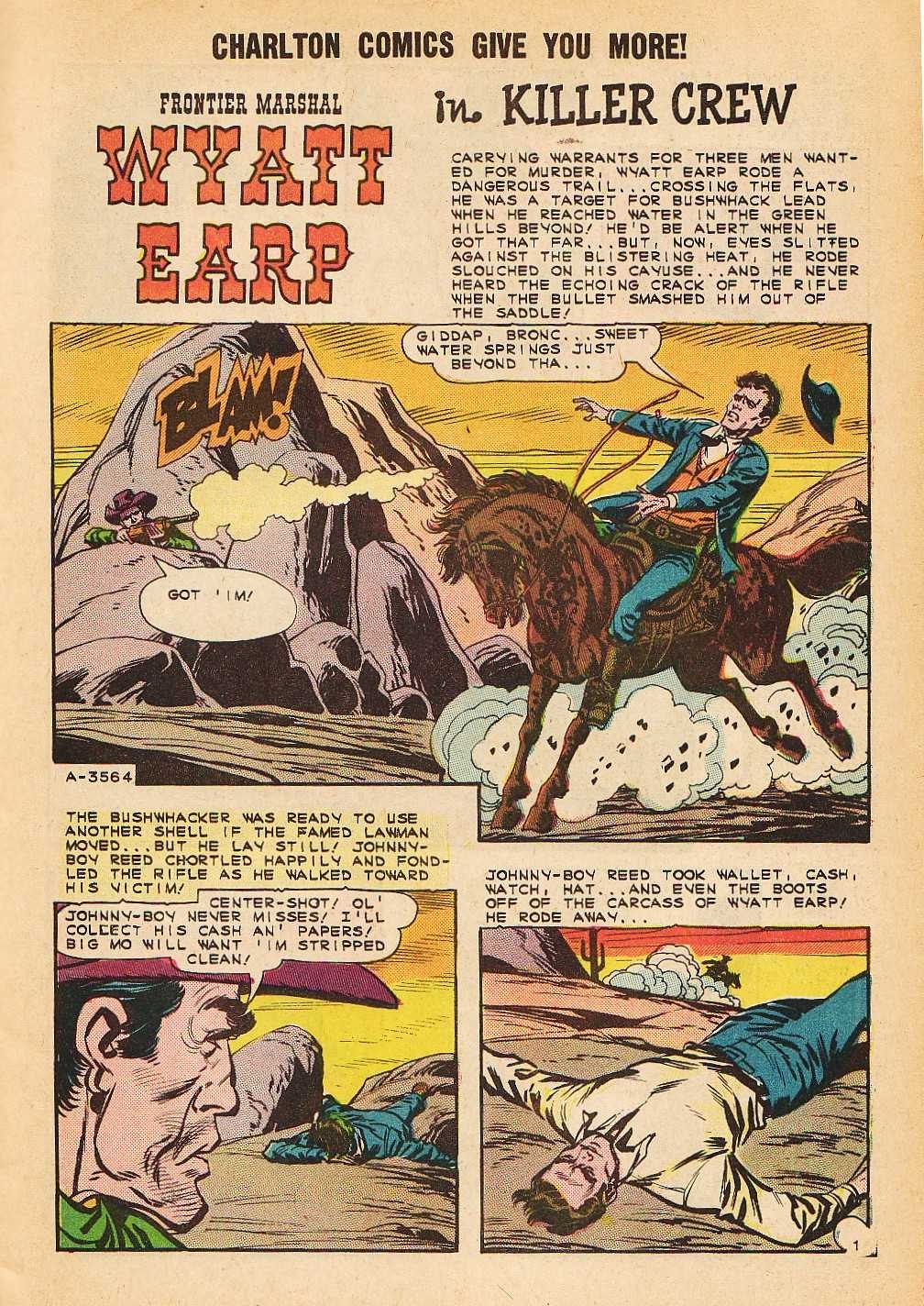 Read online Wyatt Earp Frontier Marshal comic -  Issue #54 - 3