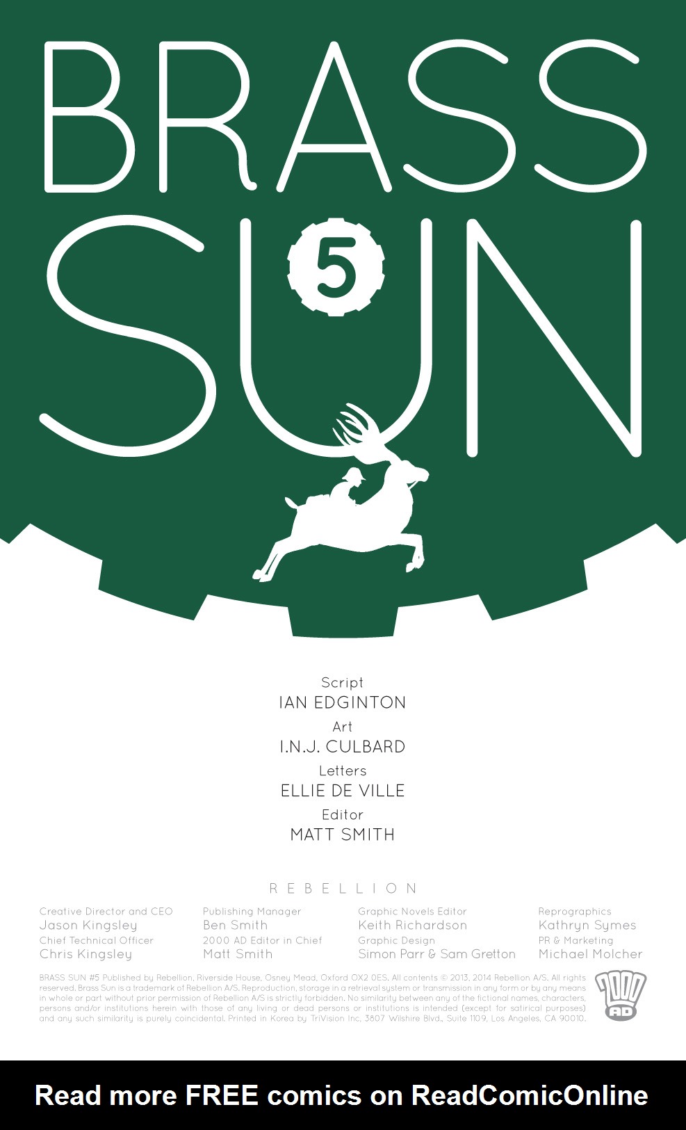 Read online Brass Sun comic -  Issue #5 - 2