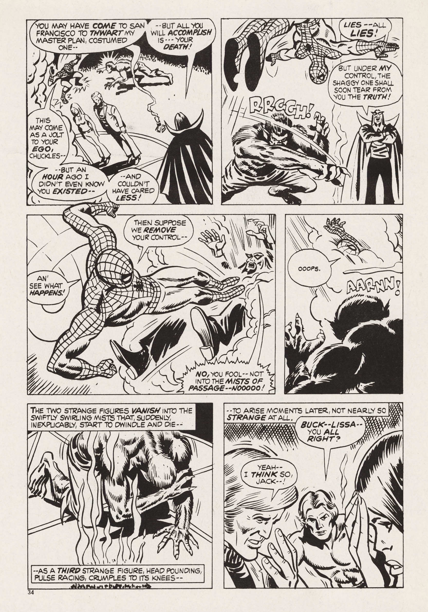 Read online Captain Britain (1976) comic -  Issue #35 - 34