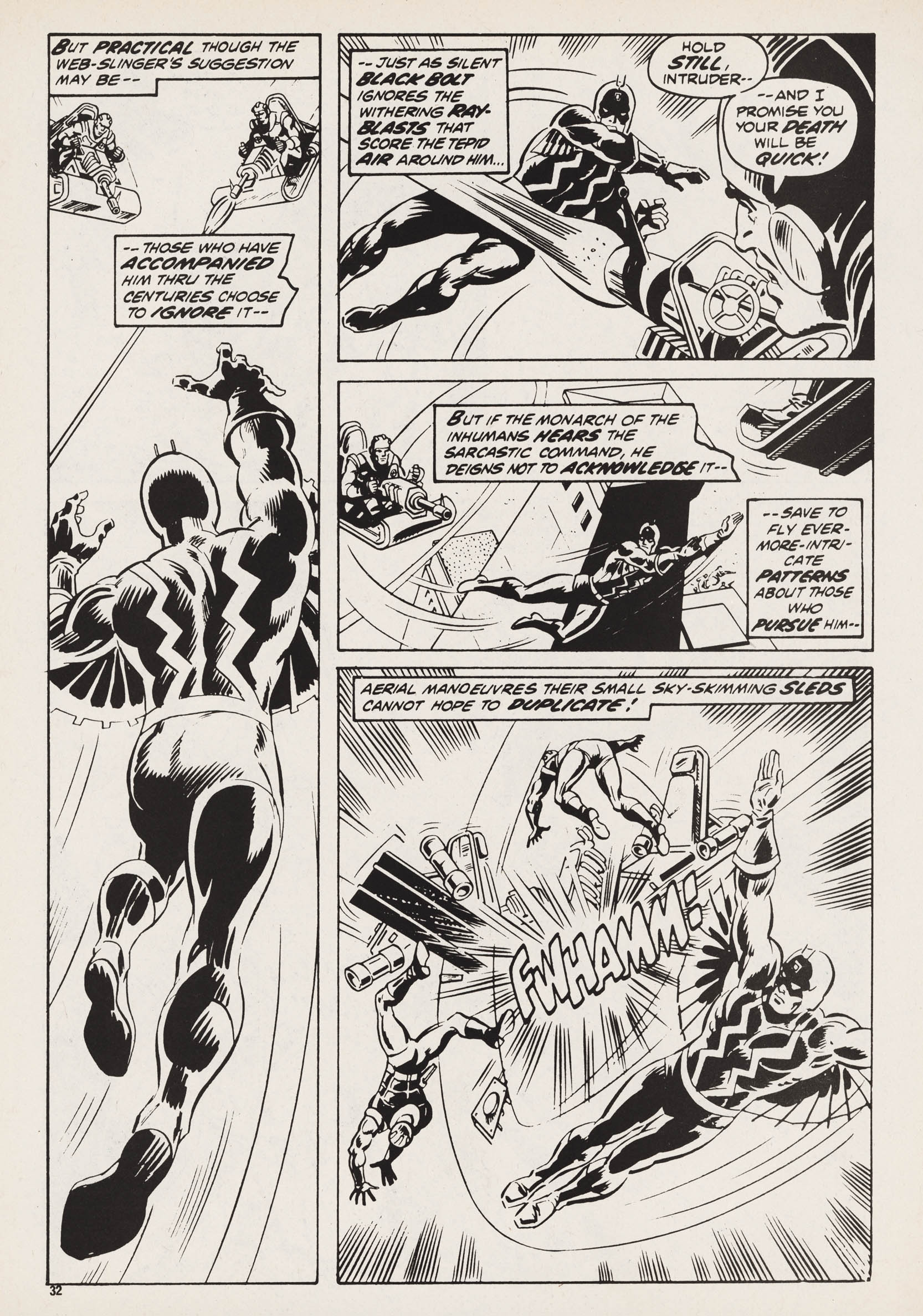 Read online Captain Britain (1976) comic -  Issue #31 - 32