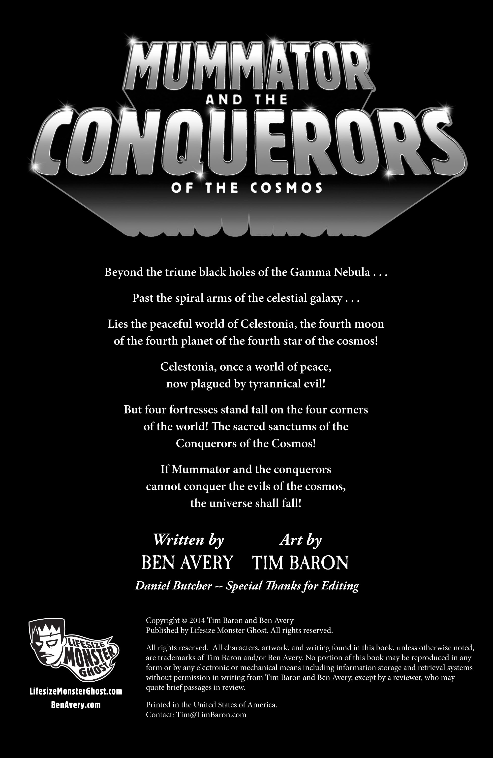 Read online Mummator and the Conquerors of the Cosmos comic -  Issue # Full - 2