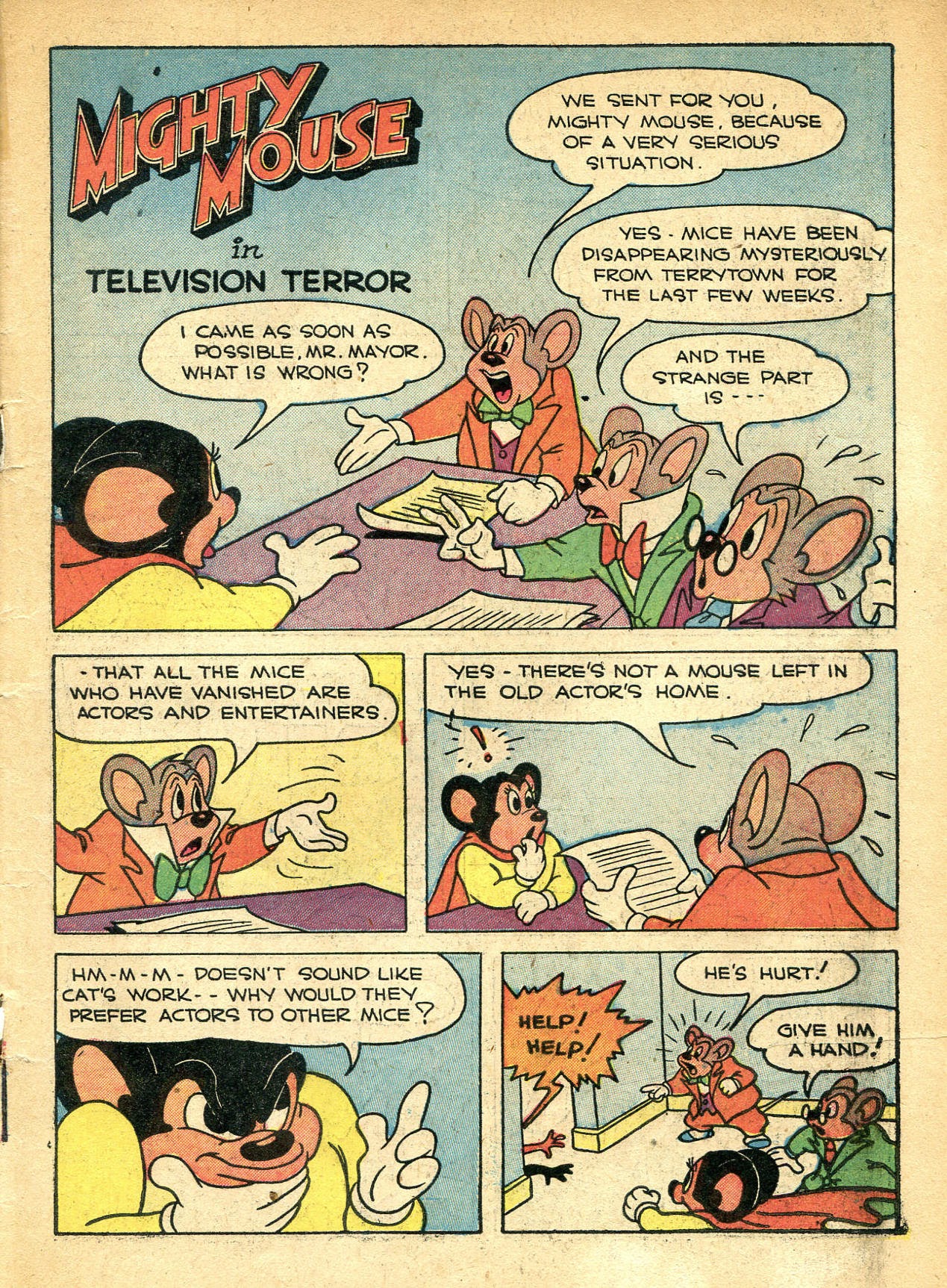 Read online Paul Terry's Mighty Mouse Comics comic -  Issue #23 - 3