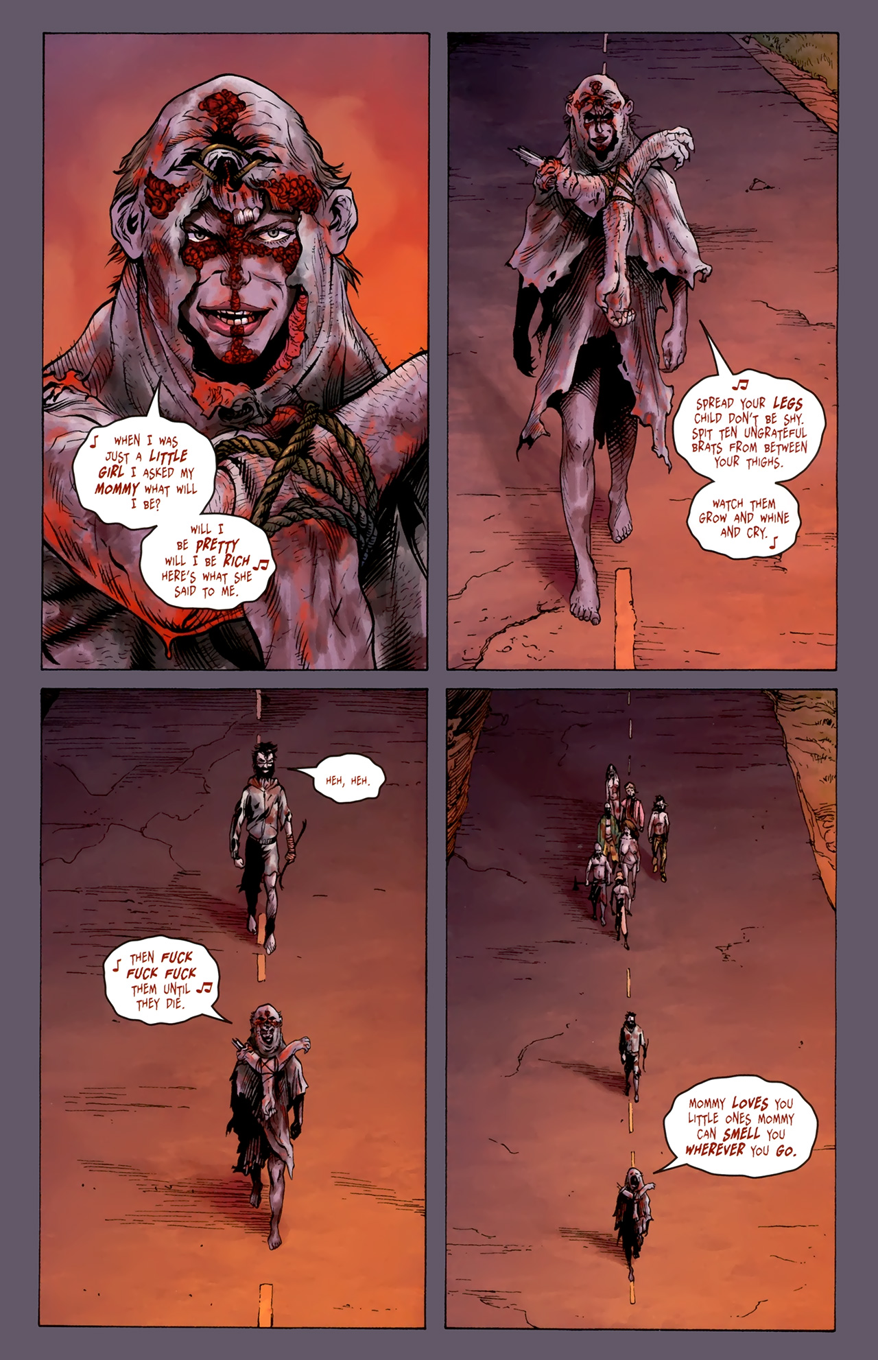 Read online Crossed: Family Values comic -  Issue #6 - 13