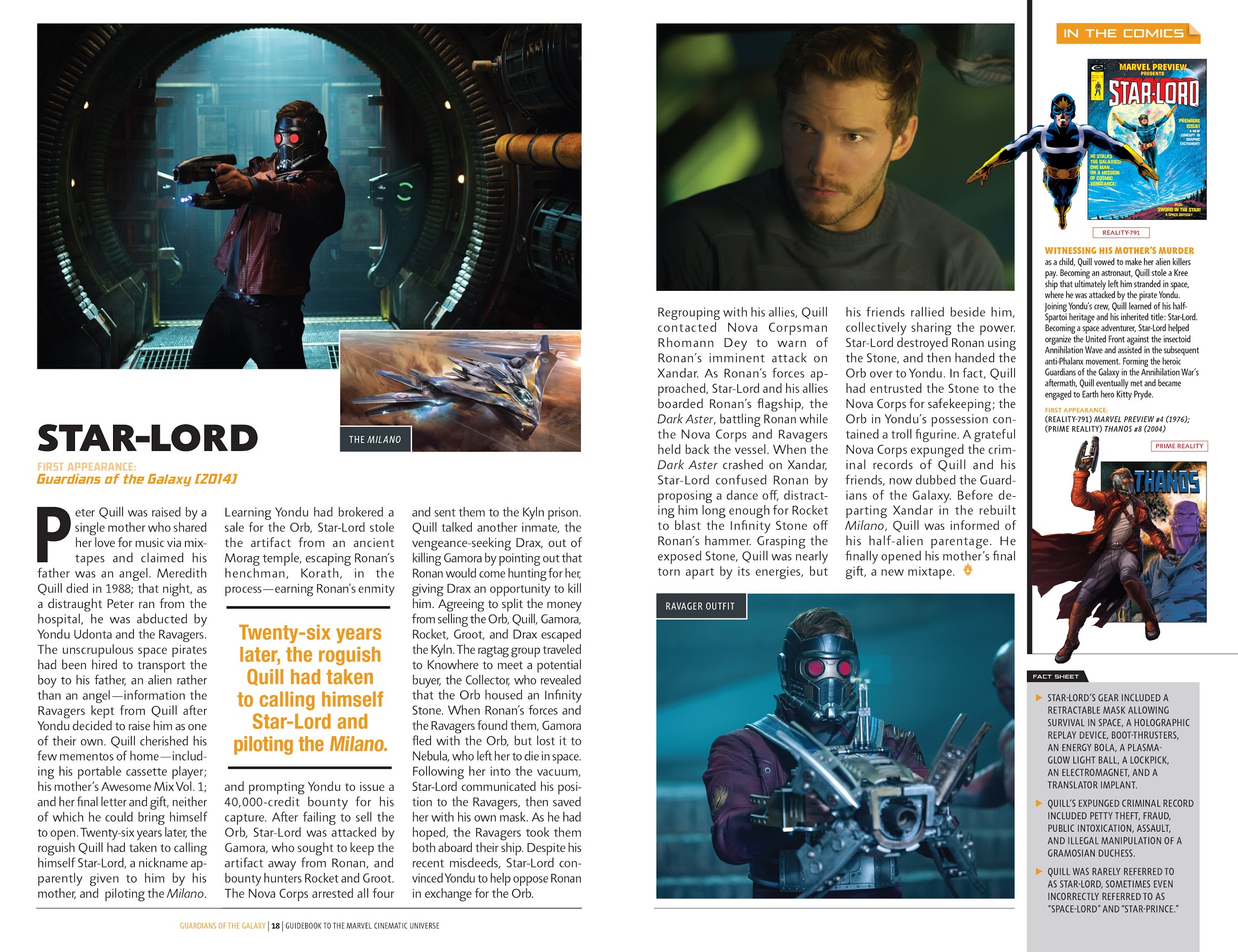 Read online Guidebook to the Marvel Cinematic Universe - Marvel's Guardians of the Galaxy comic -  Issue # Full - 14