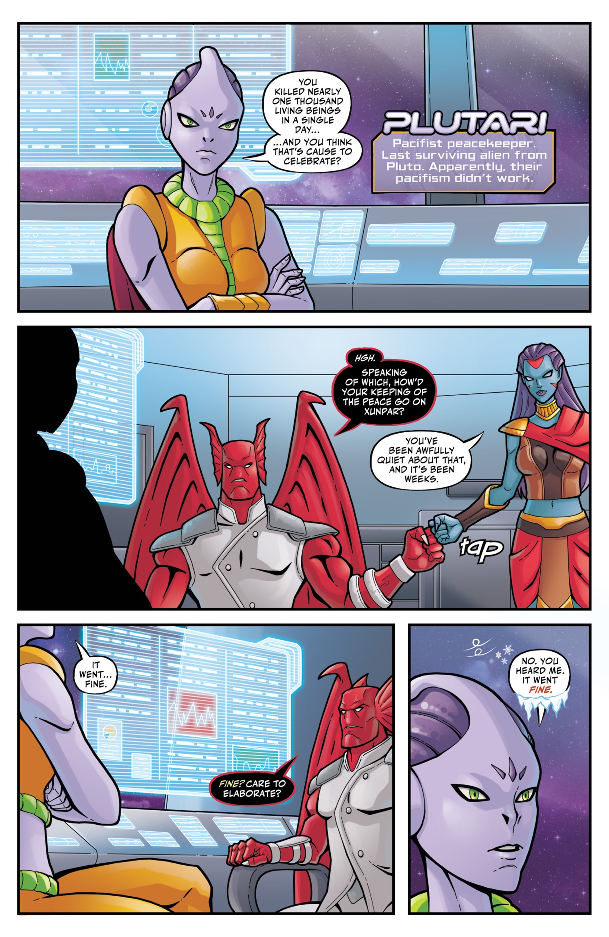 Read online Keepers Of The Cosmos comic -  Issue #1 - 9