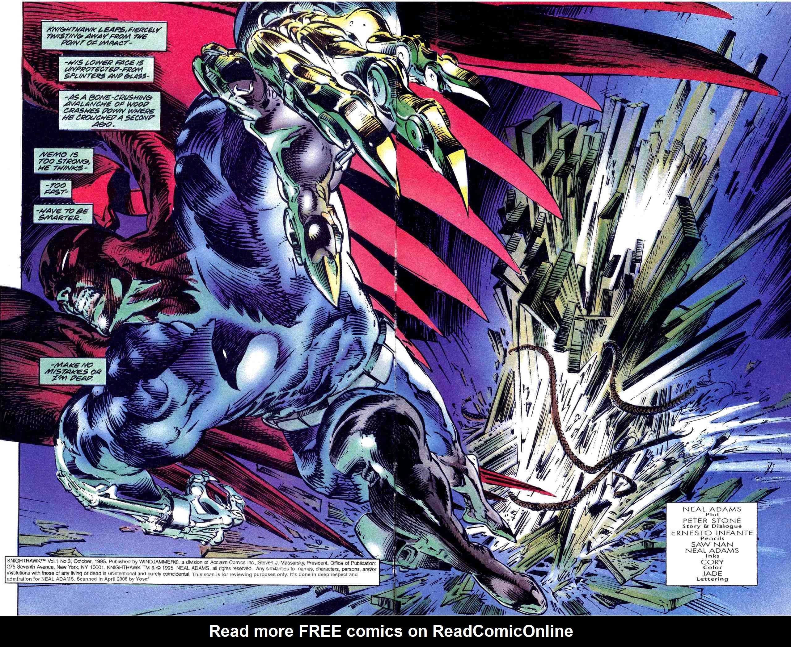 Read online Knighthawk comic -  Issue #3 - 3