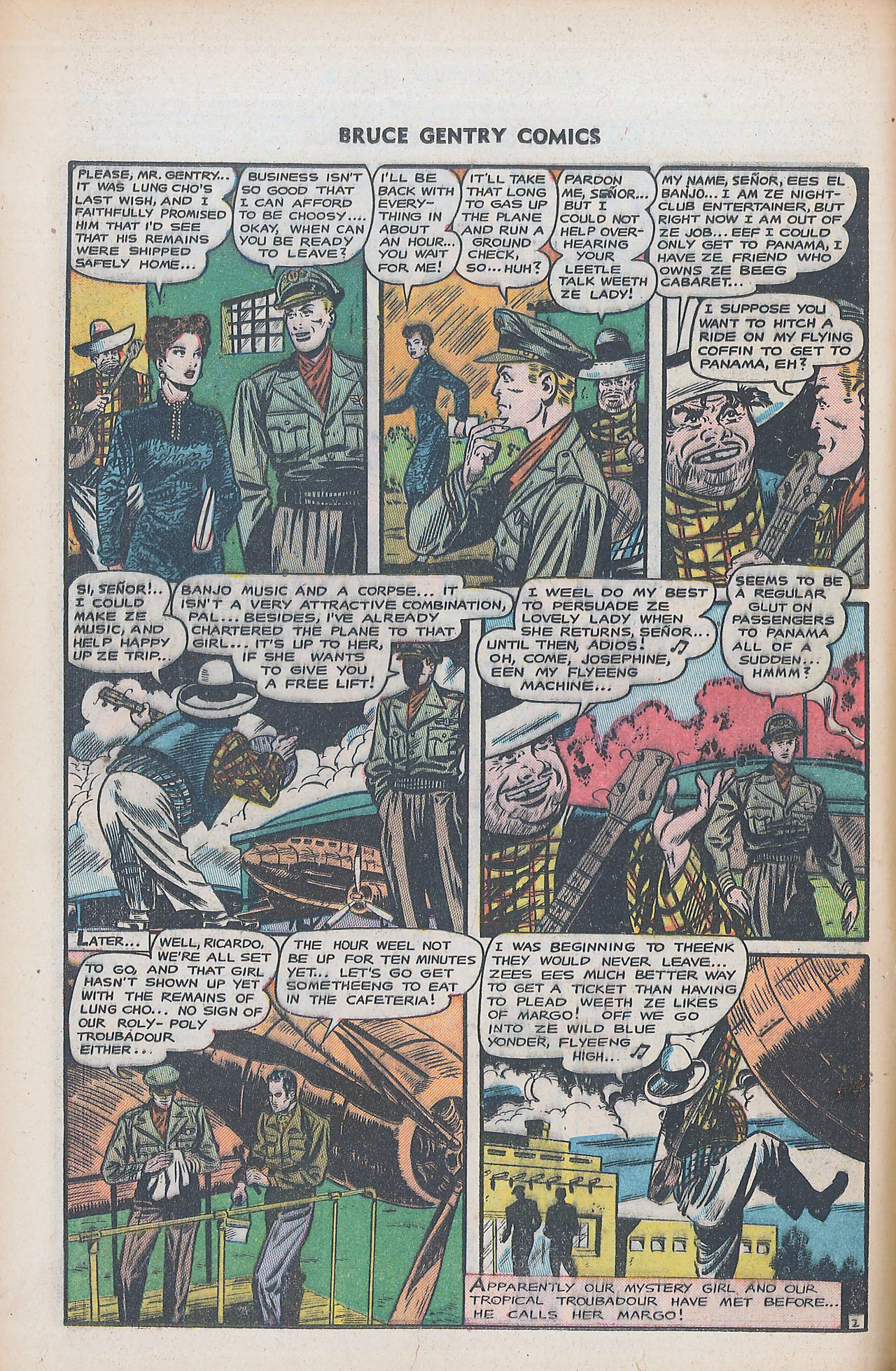 Read online Bruce Gentry comic -  Issue #7 - 12
