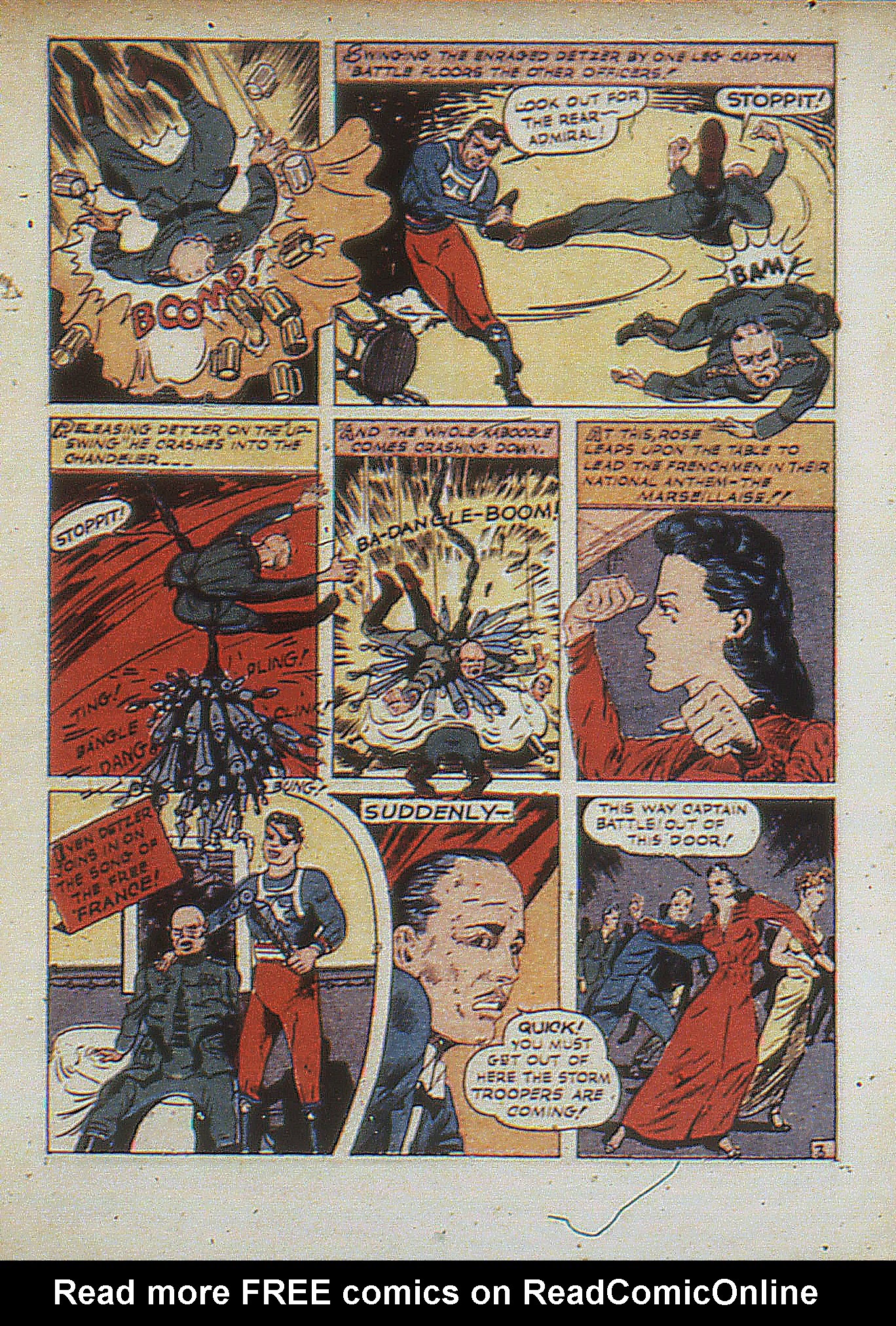 Read online Captain Battle Comics comic -  Issue #1 - 5
