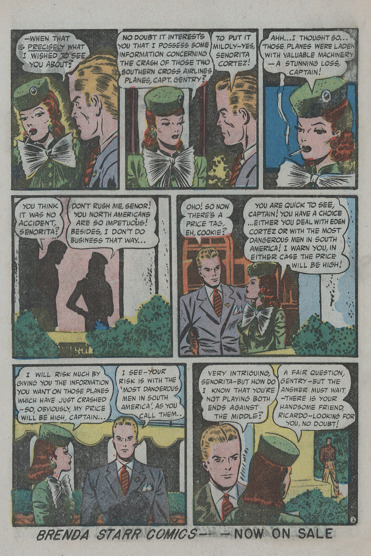 Read online Bruce Gentry comic -  Issue #1 - 12