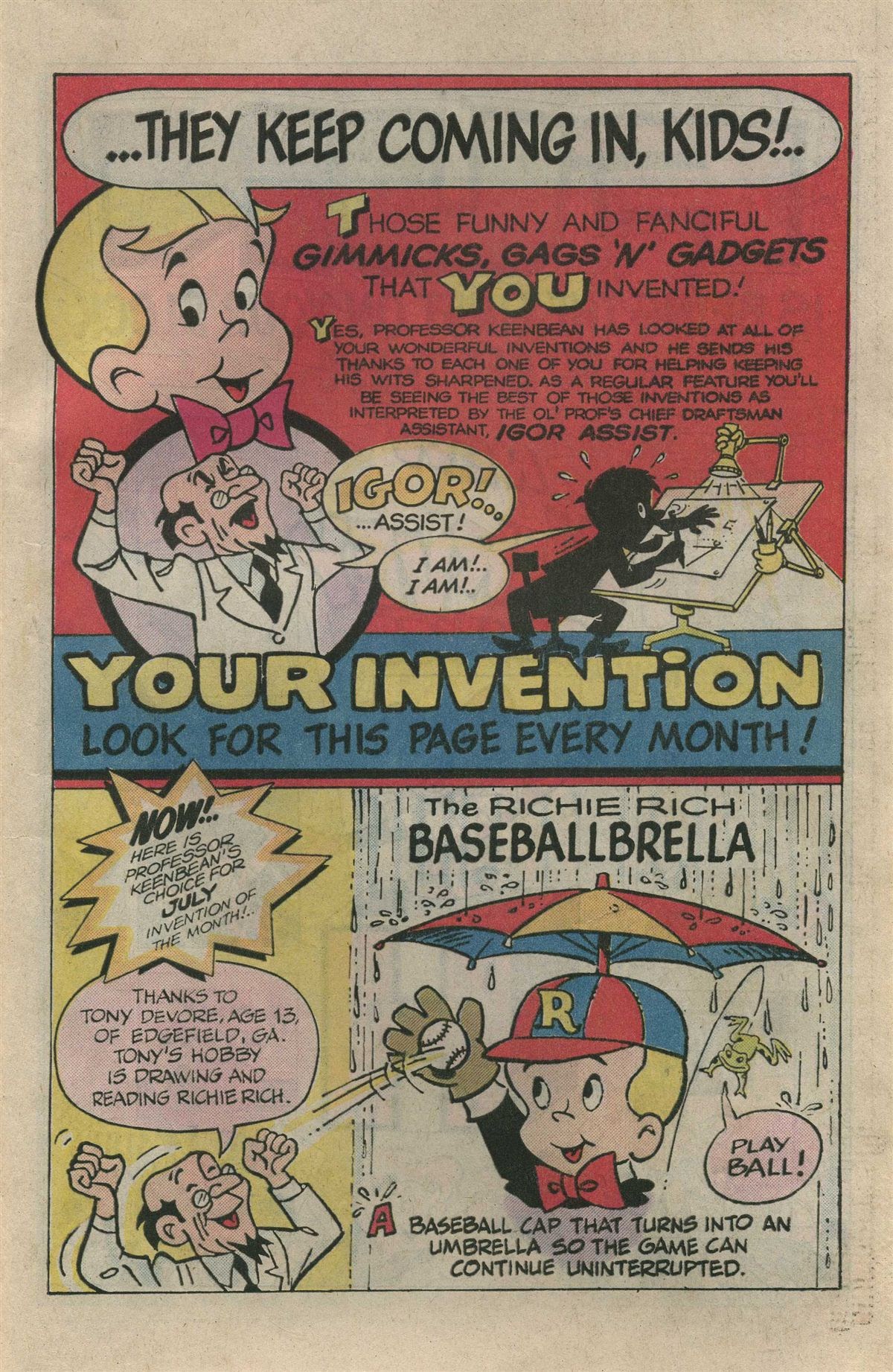 Read online Harvey Hits Comics comic -  Issue #6 - 32