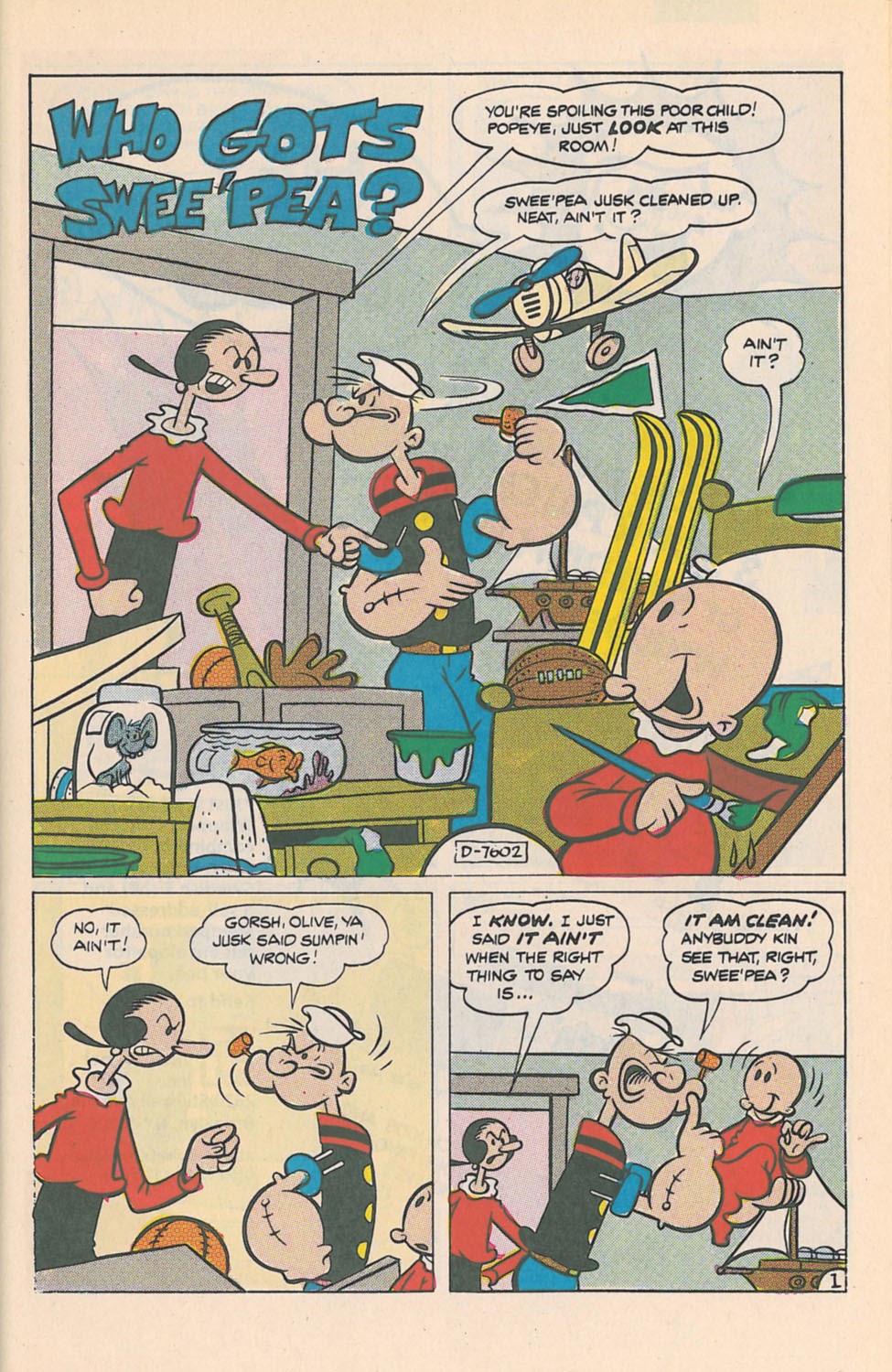 Read online Popeye (1993) comic -  Issue #1 - 3