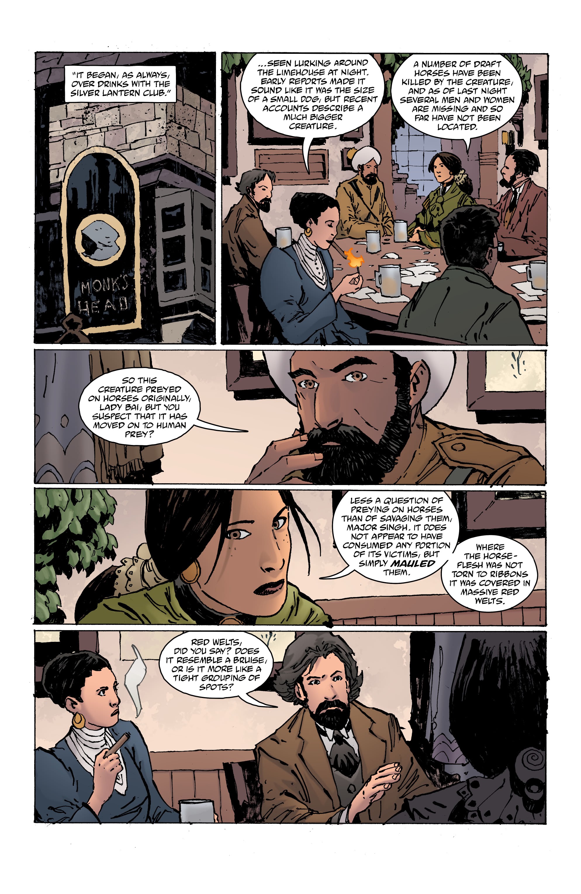 Read online Hellboy: The Silver Lantern Club comic -  Issue #2 - 4
