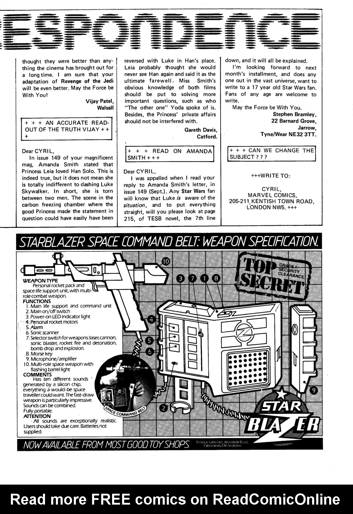 Read online Star Wars Weekly comic -  Issue #152 - 25