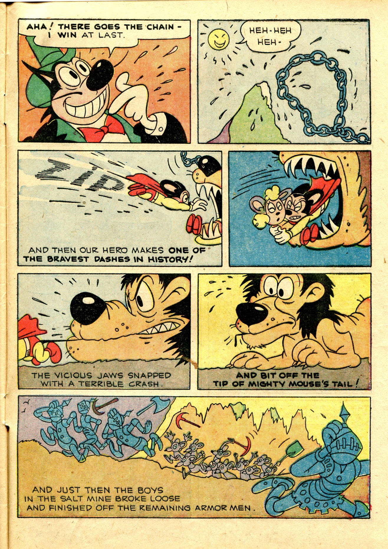 Read online Paul Terry's Mighty Mouse Comics comic -  Issue #32 - 33