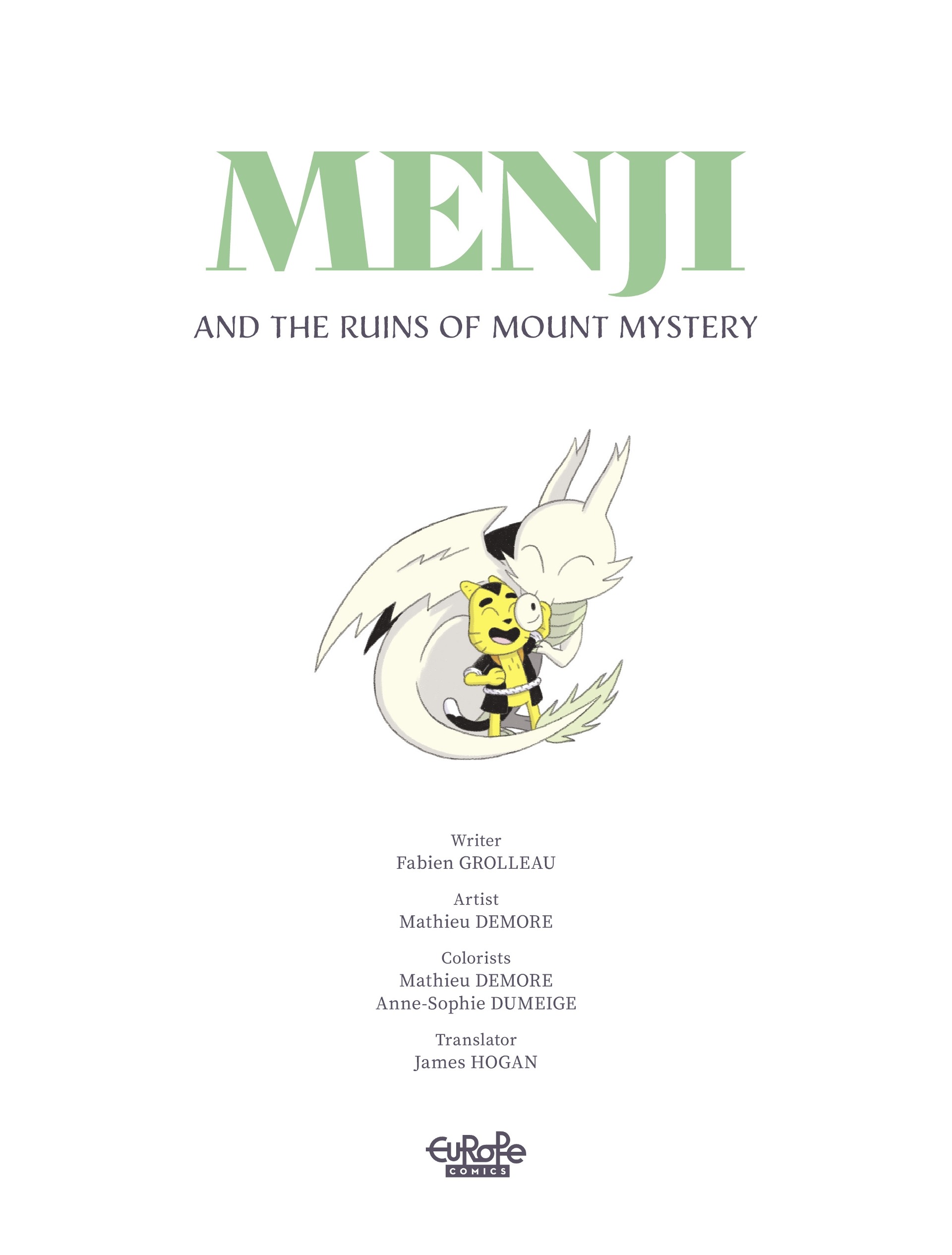 Read online Menji and the Ruins of Mount Mystery comic -  Issue # Full - 2