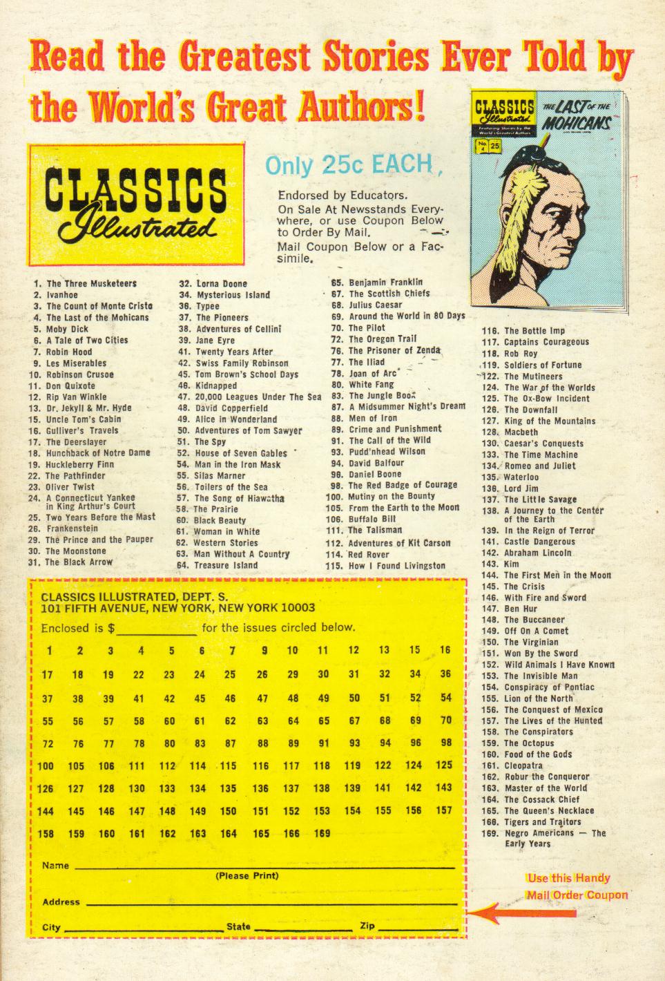 Read online Classics Illustrated comic -  Issue #143 - 52
