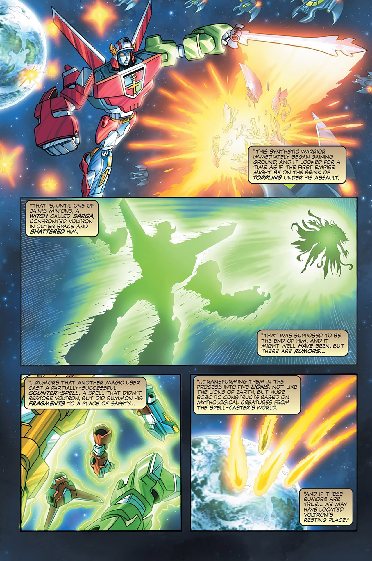 Read online Voltron: Defender of the Universe (Existed) comic -  Issue #1 - 6
