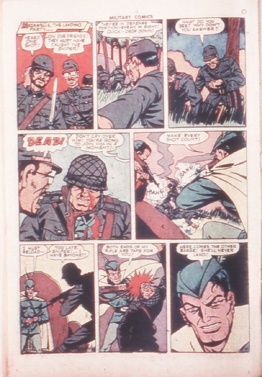 Read online Military Comics comic -  Issue #32 - 28