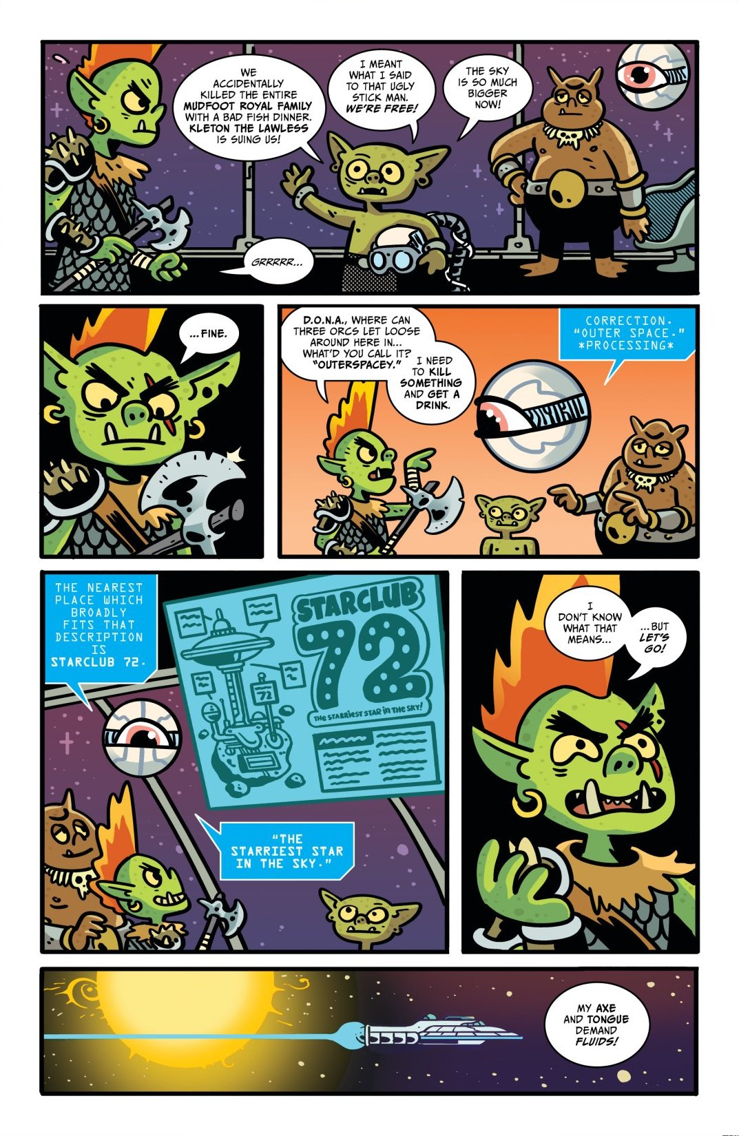 Read online Orcs in Space comic -  Issue # TPB - 24