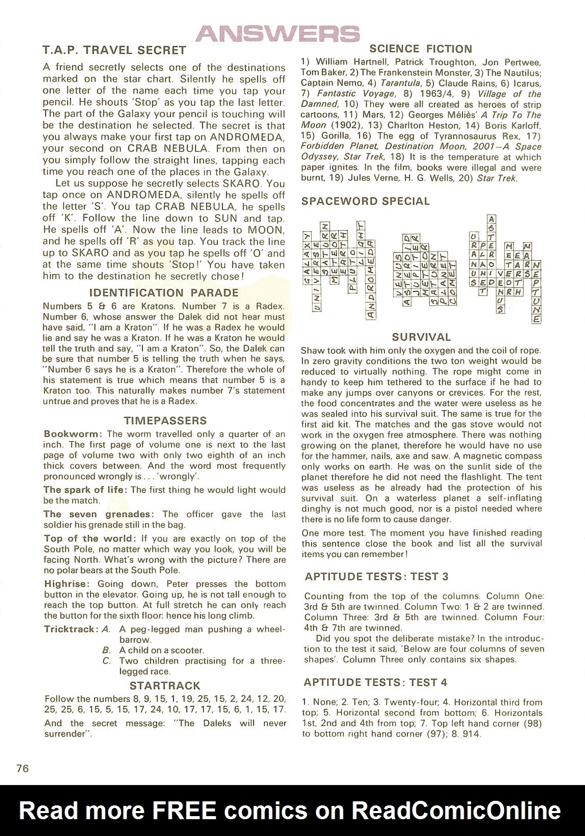 Read online Dalek Annual comic -  Issue #1977 - 76