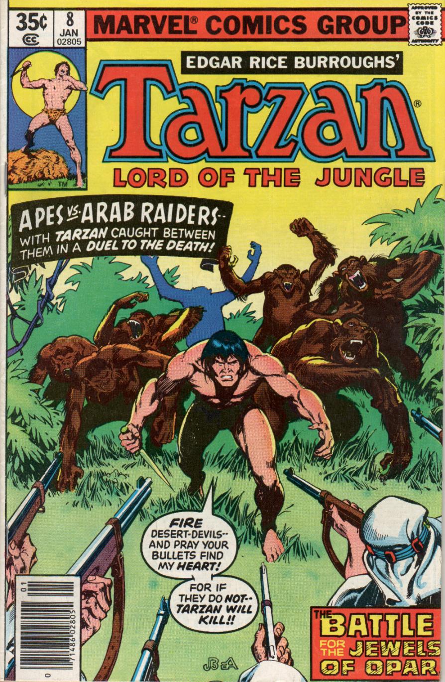 Read online Tarzan (1977) comic -  Issue #8 - 1