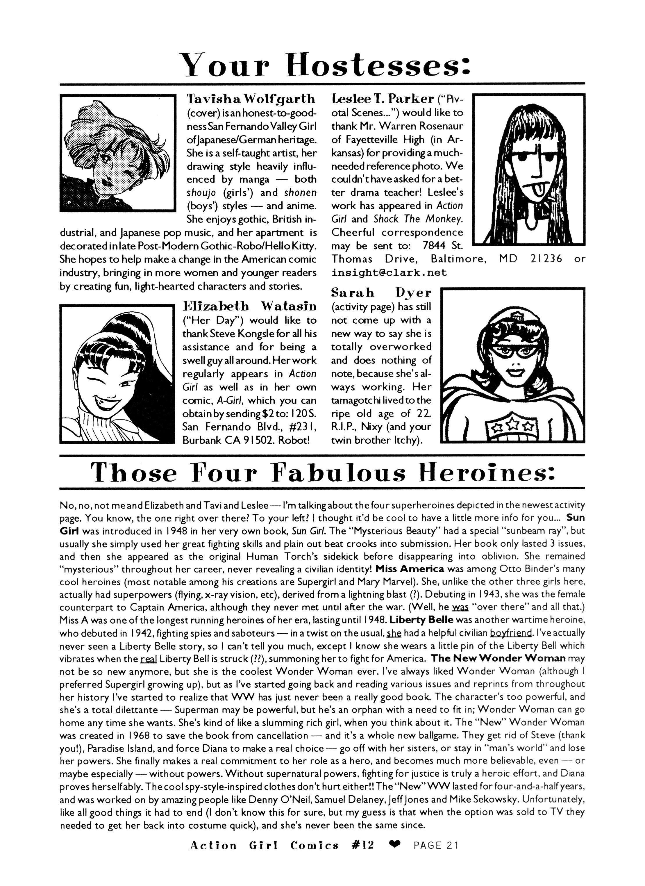Read online Action Girl Comics comic -  Issue #12 - 23