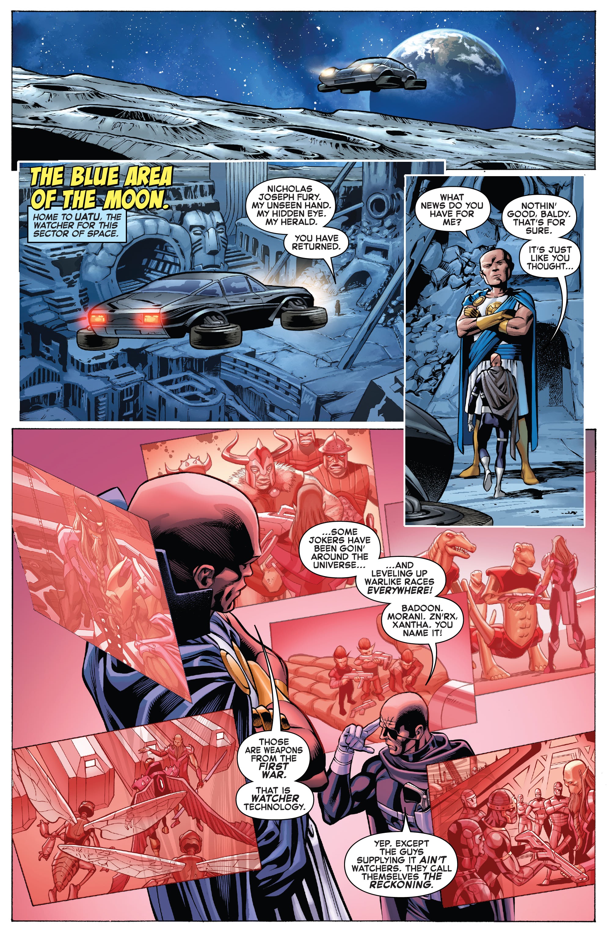 Read online Fantastic Four: Reckoning War Alpha comic -  Issue #1 - 4