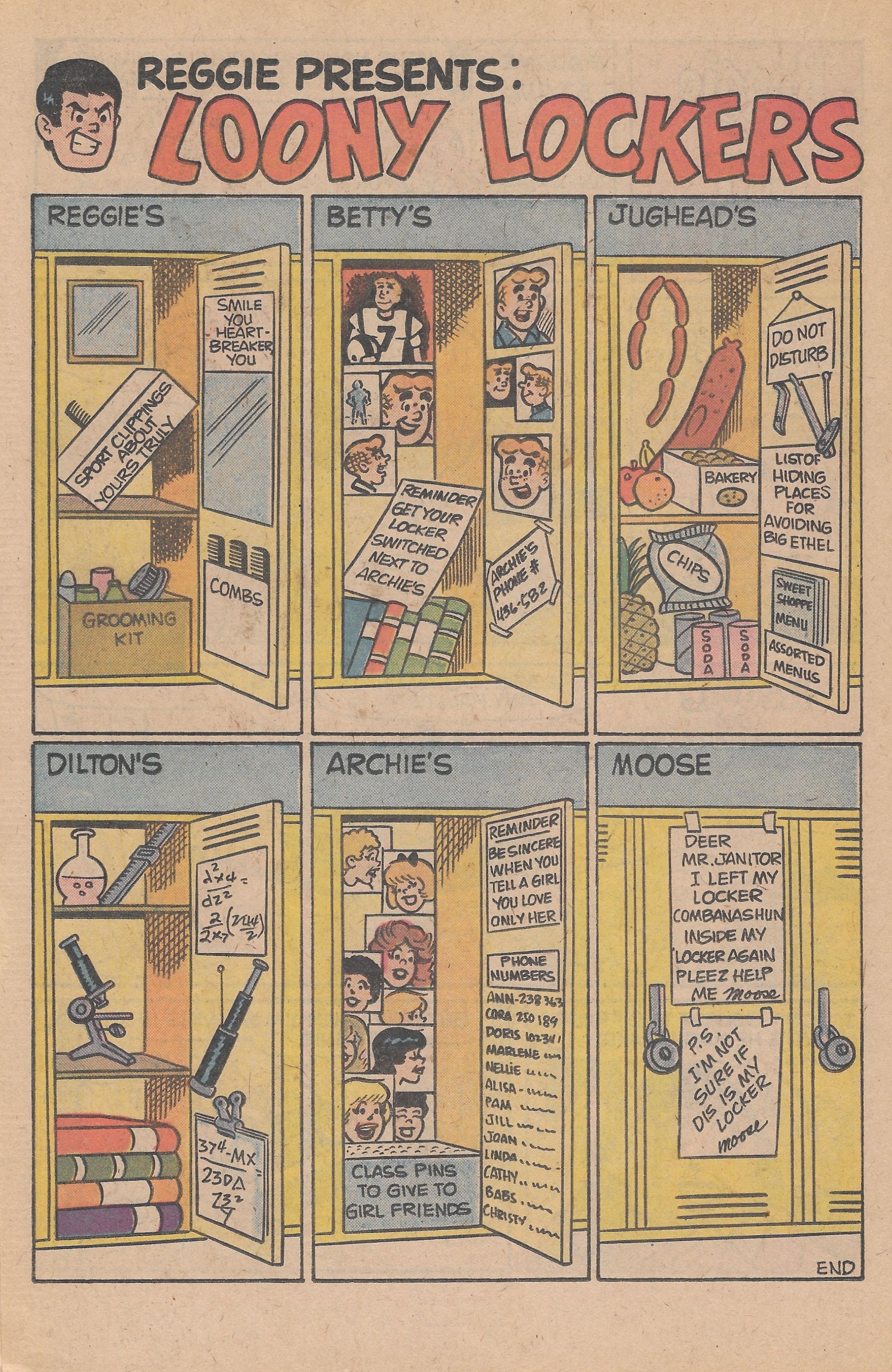 Read online Reggie's Wise Guy Jokes comic -  Issue #45 - 18